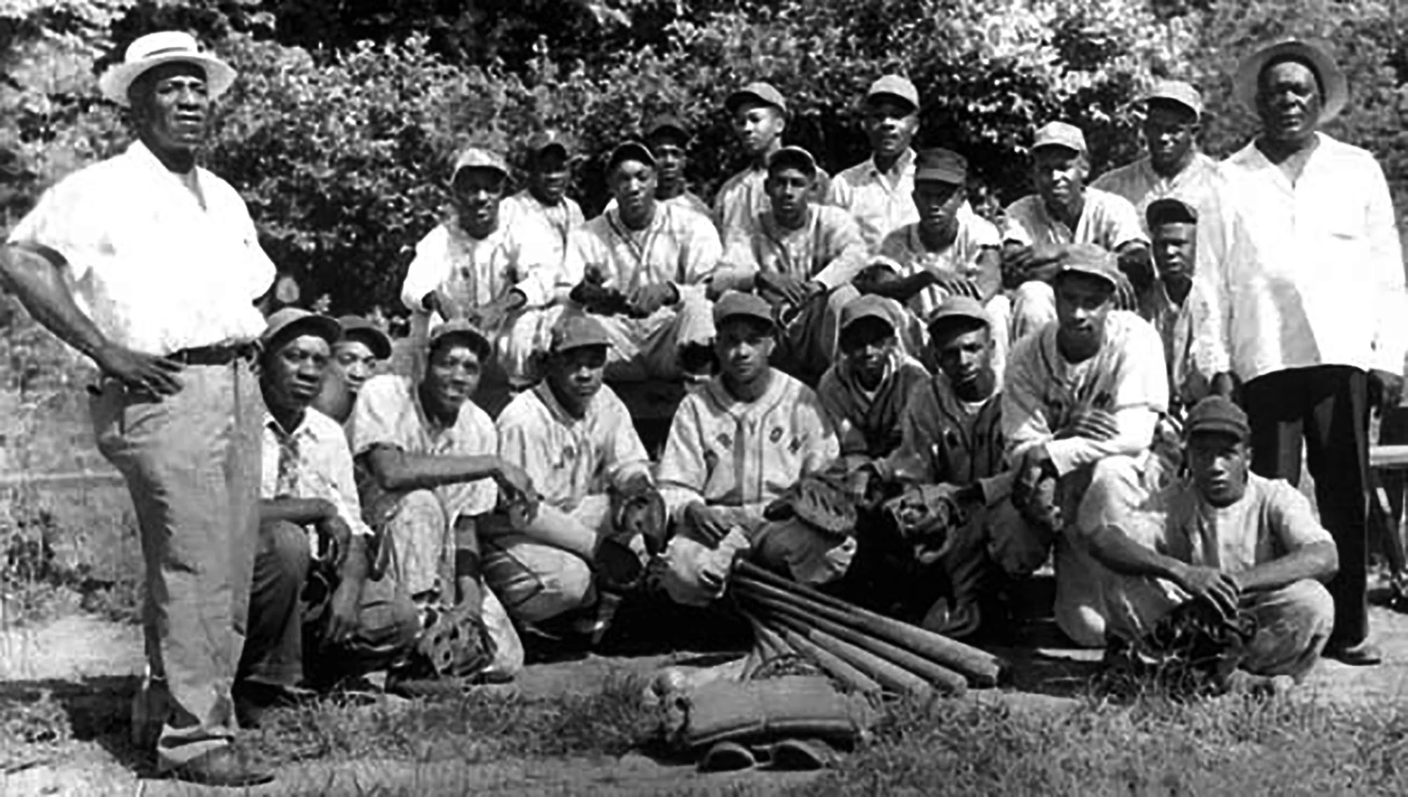 A photograph of the Tryon All-Stars (circa 1950), which will serve as the inspiration for the bas relief sculpture to be created by David Deming.
