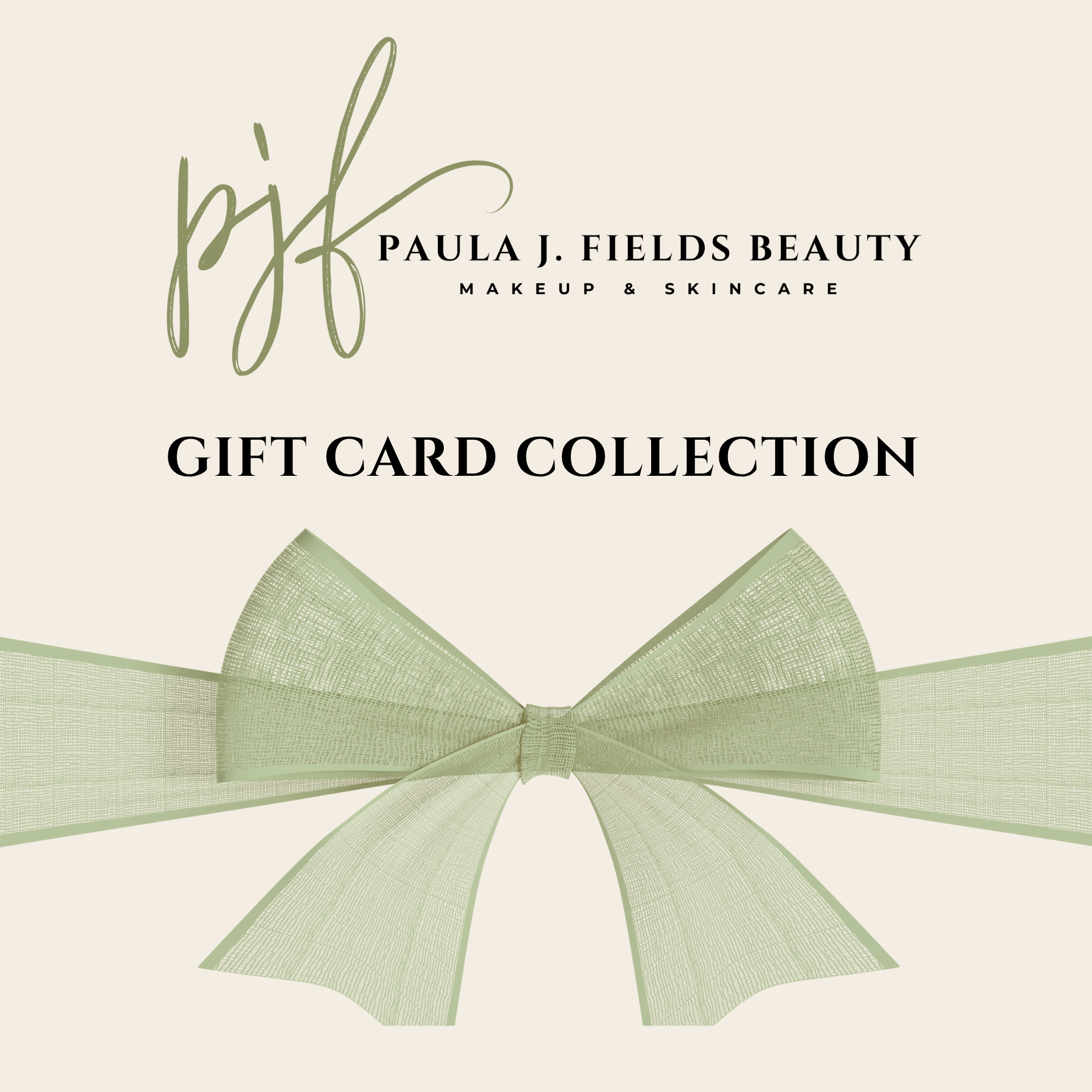 PJF BEAUTY GIFT CARD COLLECTION