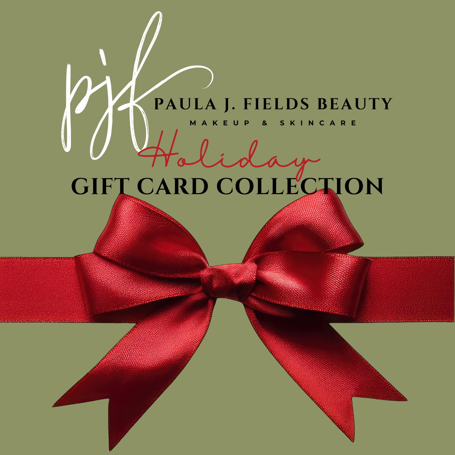 PJF BEAUTY HOLIDAY GIFT CARD COLLECTION