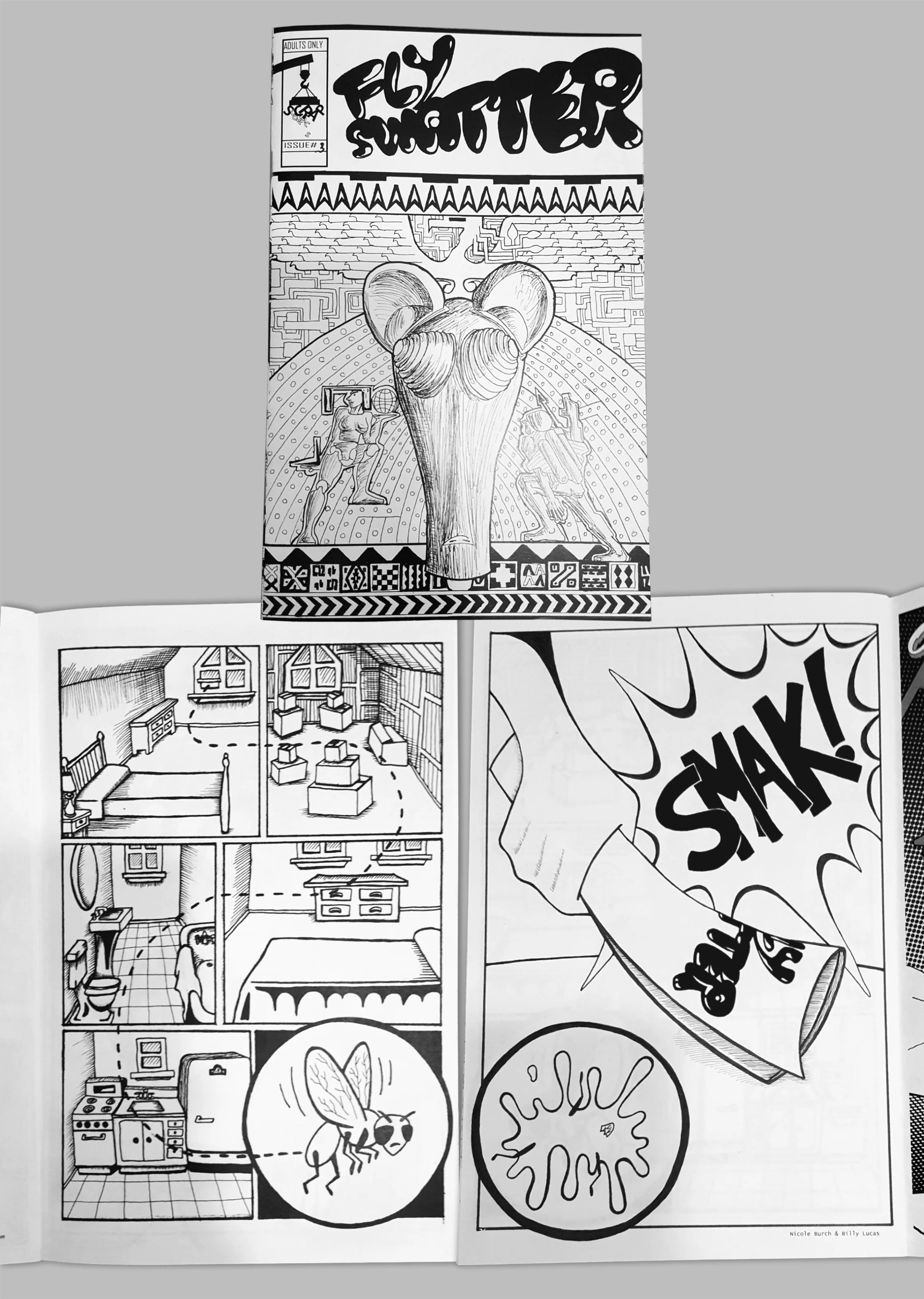 Pages for Flyswatter - Scrap Comics