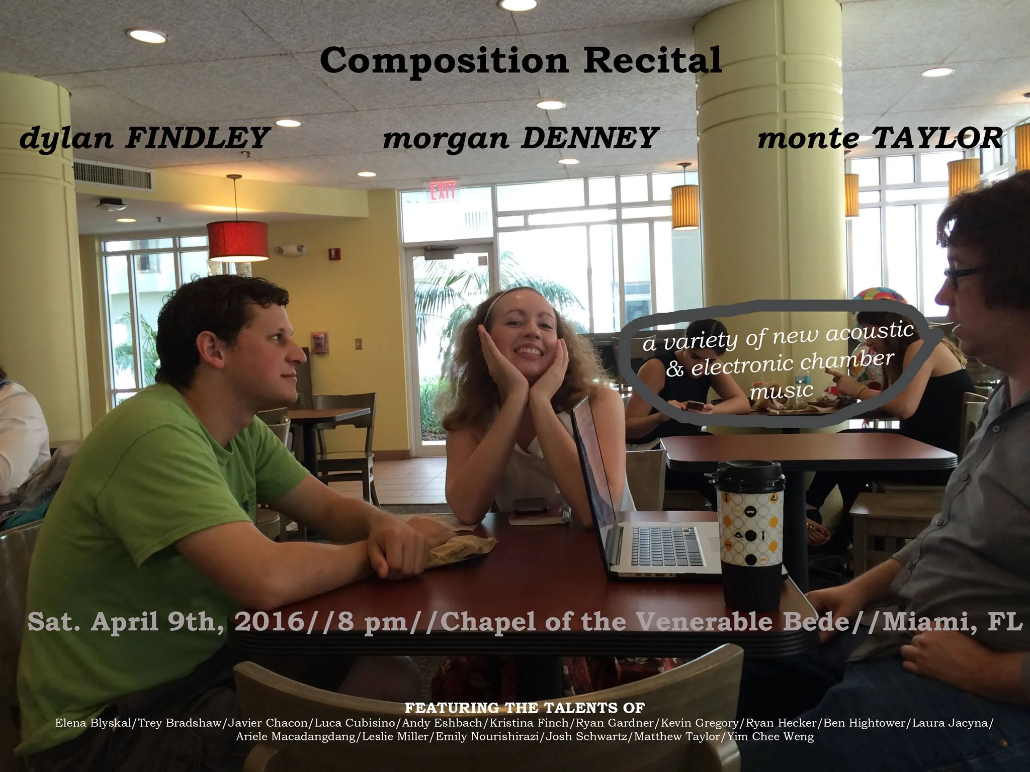 Dylan Findley, Morgan Denney, and Monte Taylor in Concert