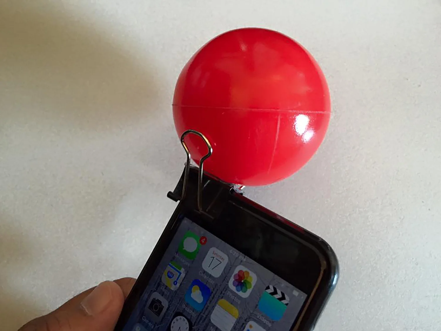 7. Test stability of the ball.