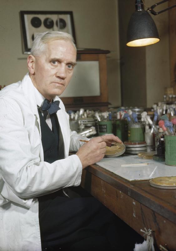 Alexander Fleming, the accidental life-saver UK official photographer/Wikimedia Commons (public domain)