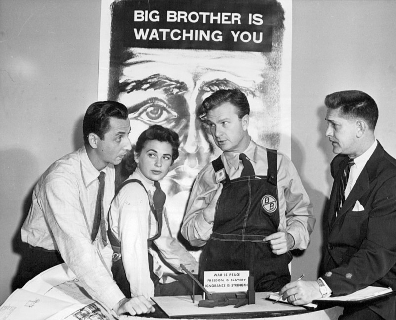 A presentation of George Orwell's 1984 on the US television show Studio One in 1953. CBS Television/Wikimedia Commons (public domain)