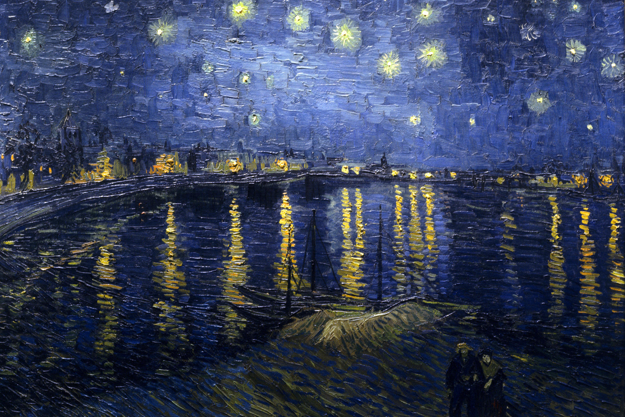 ‘Starry Night over the Rhone’ by Vincent Van Gogh Wikipedia Commons (public domain)