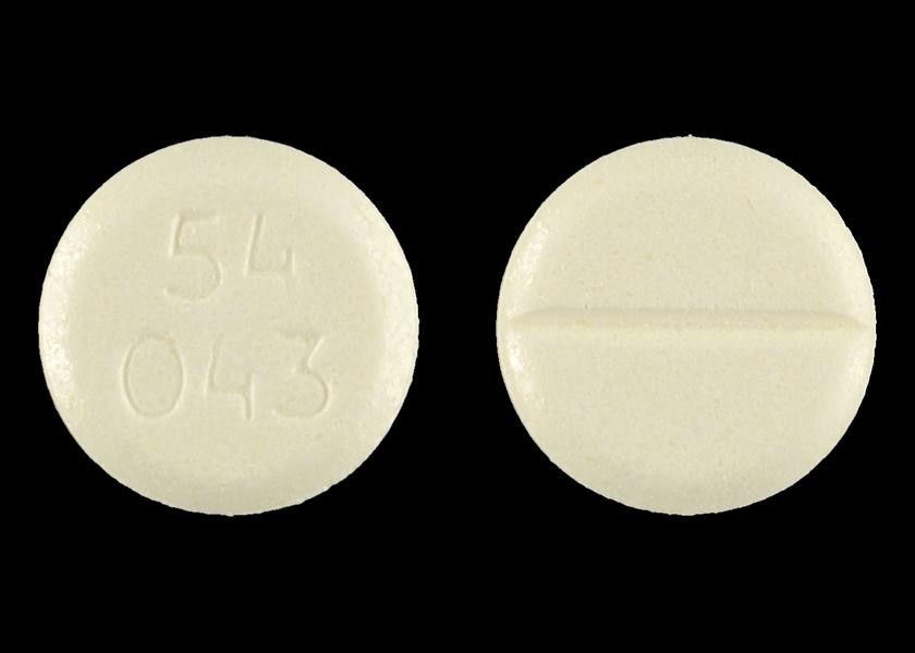 Azathioprine tablet: an immunosuppressant used in organ transplants. NLM Pillbox/Wikimedia Commons (public domain)
