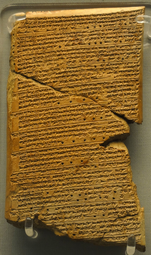The Venus Tablet of Ammisaduqa contains a record of the rise and set times of Venus on the horizon in the seventeenth century BC. Wikimedia Commons (CC BY-SA 3.0)