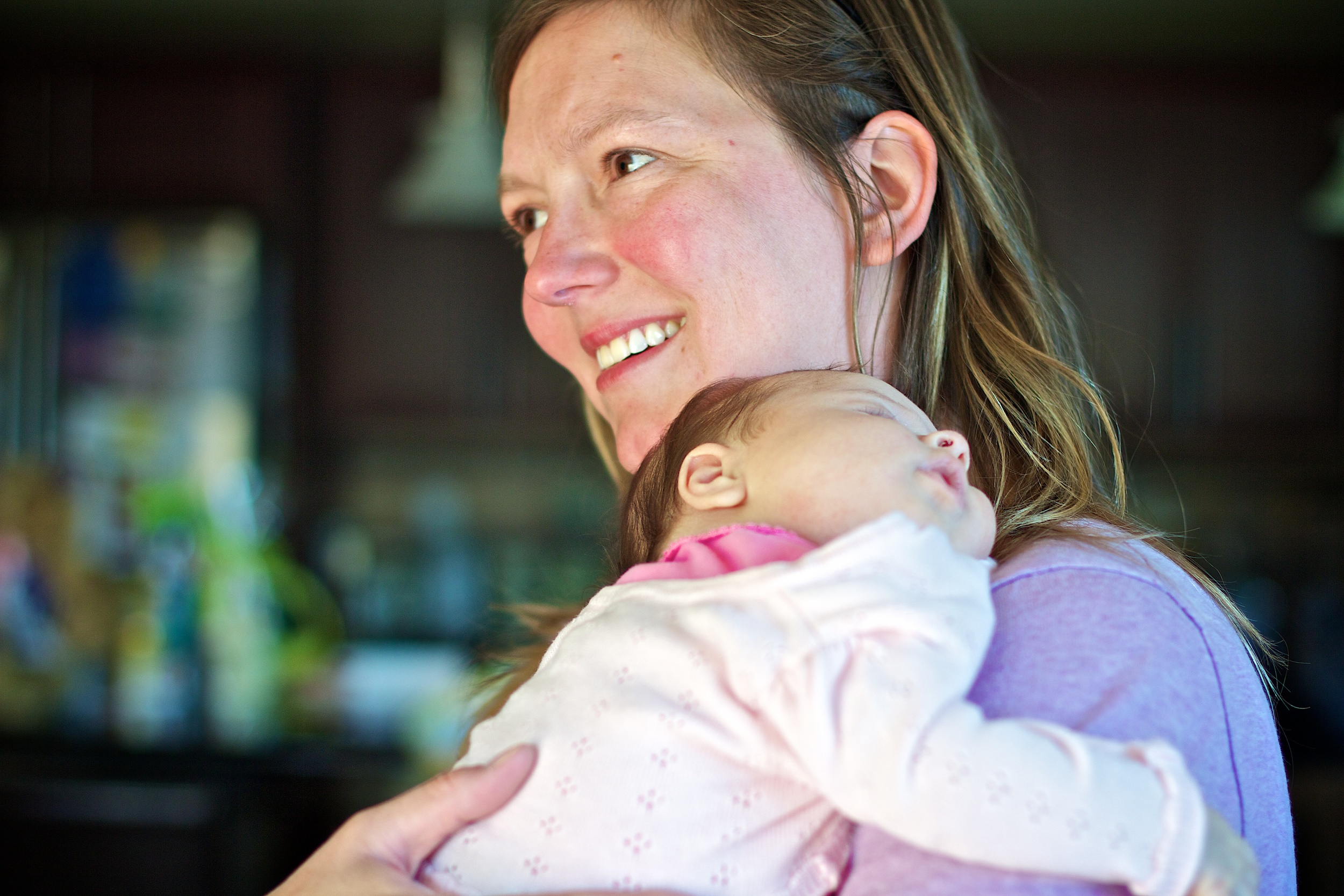Newborns prefer to hear their mother's voice, one of the most prominent sounds in the womb. Ethan John/Flickr (CC BY-NC-ND 2.0)
