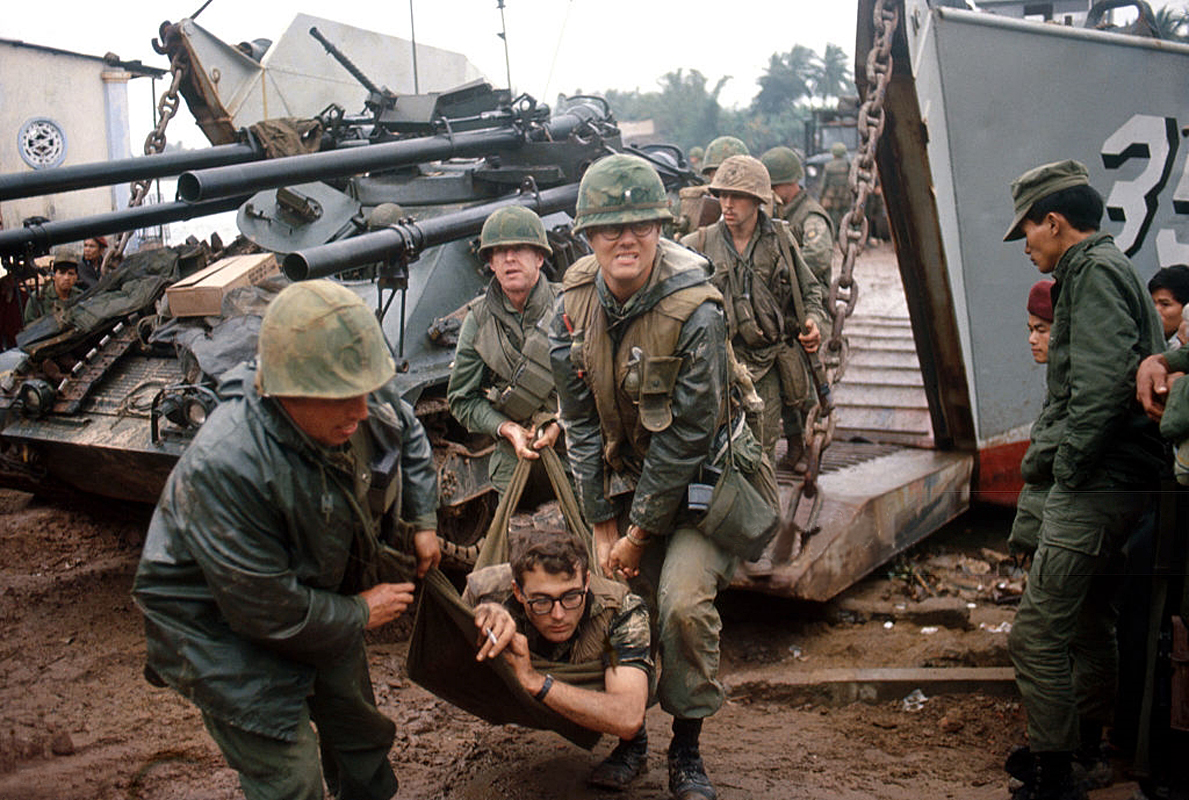 The traumas of war are a common trigger for post-traumatic stress disorder (PTSD). Manhhal/Flickr (CC BY 2.0) 
