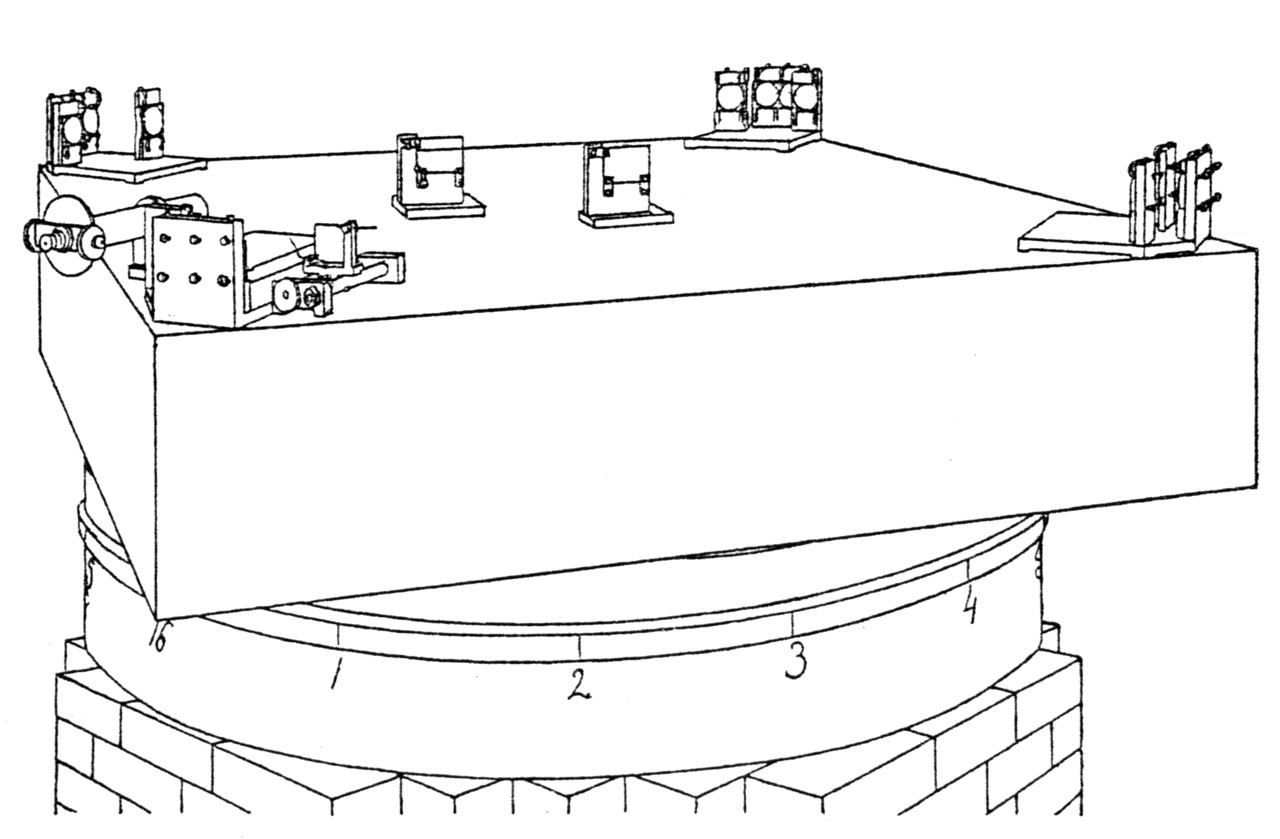Michelson and Morley's experimental setup to measure the luminiferous ether. Michelson & Morley/Wikimedia Commons (public domain)