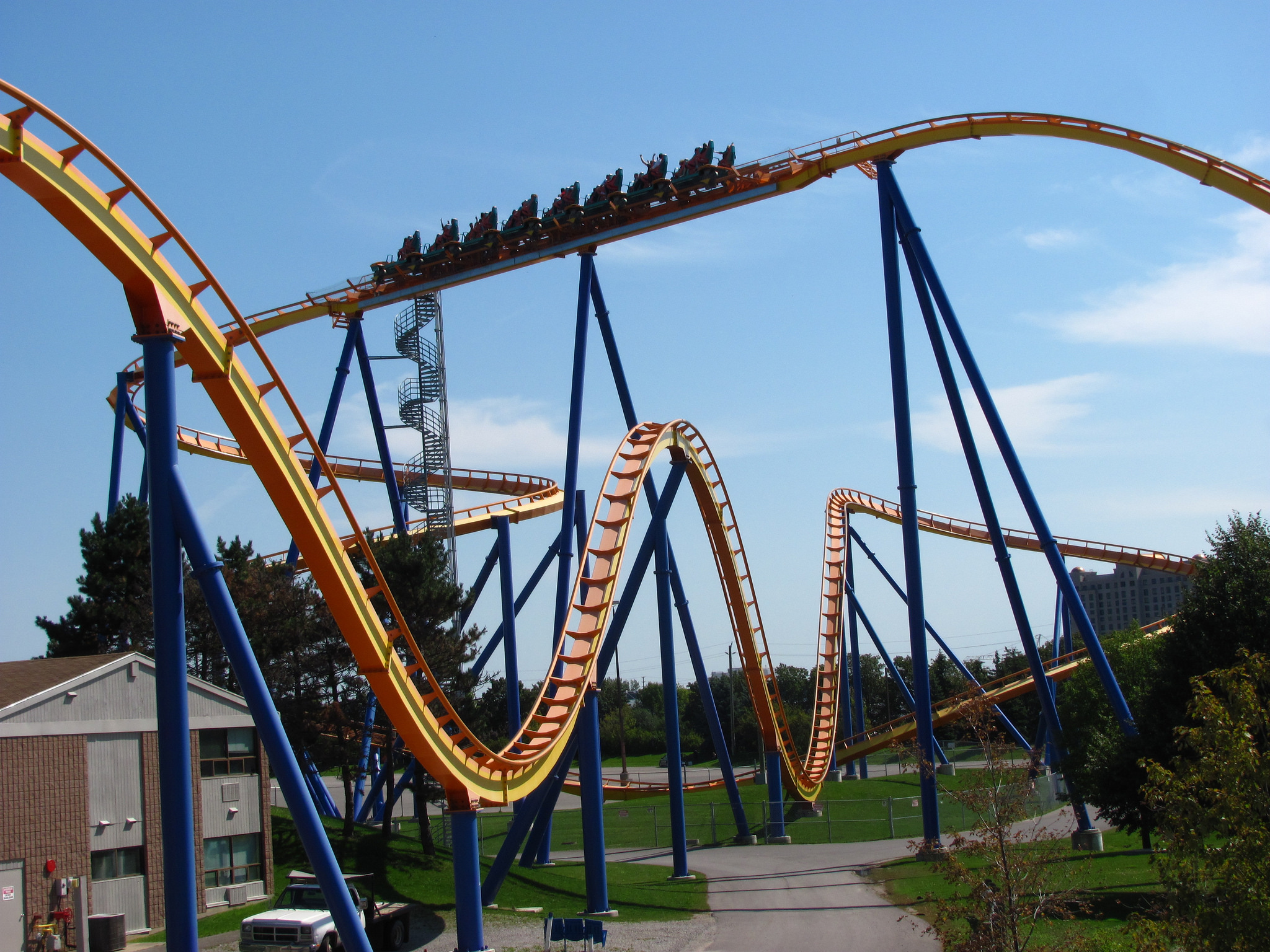 With her sophisticated understanding of kinetic energy, Émilie could help explain this ride – but probably not the rollercoaster of emotions she elicited in the men around her. Jeremy Thompson/Flickr (CC BY 2.0)