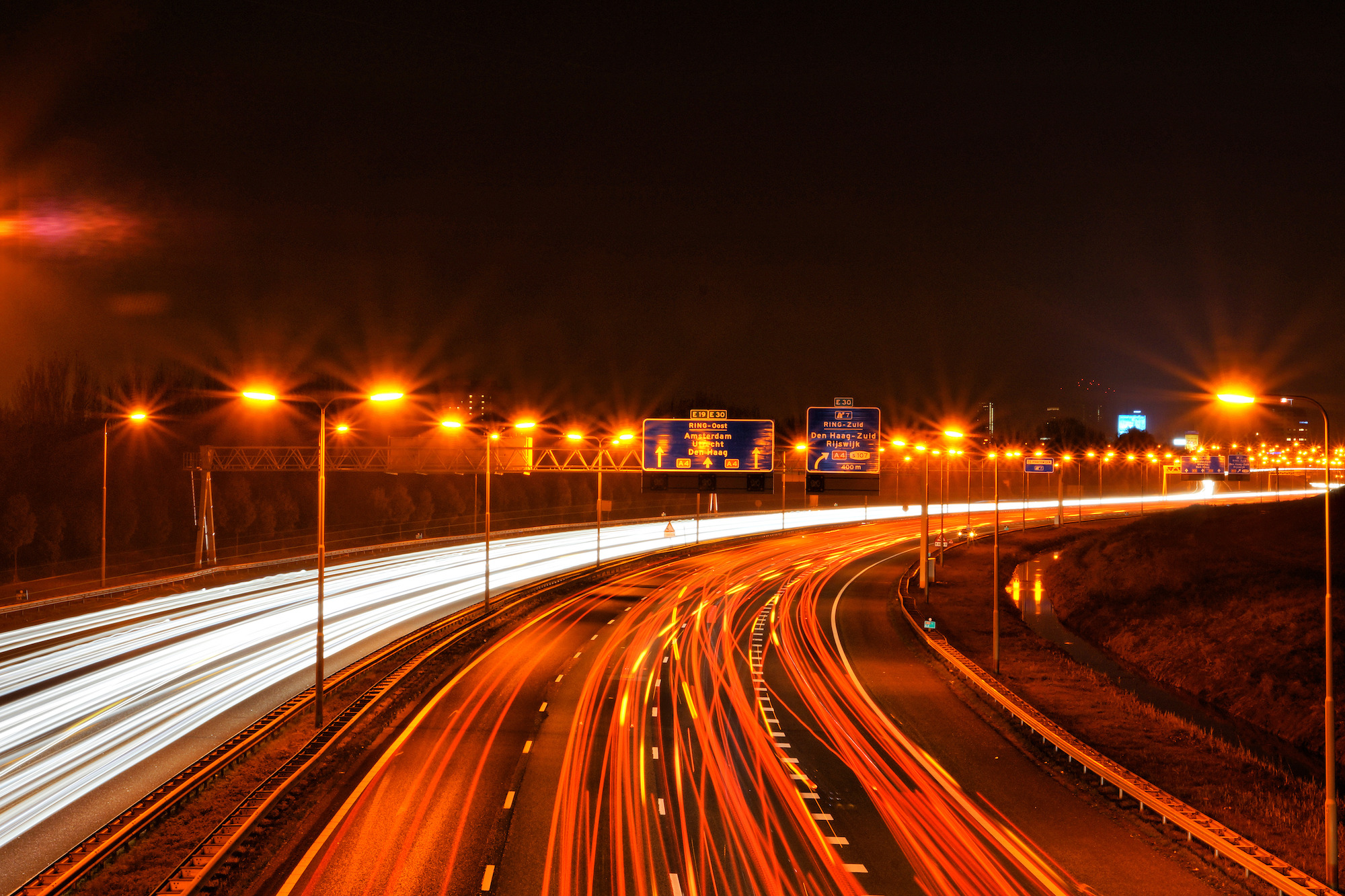 If you stand above a freeway, the cars appear to move quickly relative to you. If you are driving on the freeway, the other cars move slowly relative to you, because your speed is near their speed. Edwin van Buuringen /Flickr (CC BY 2.0)