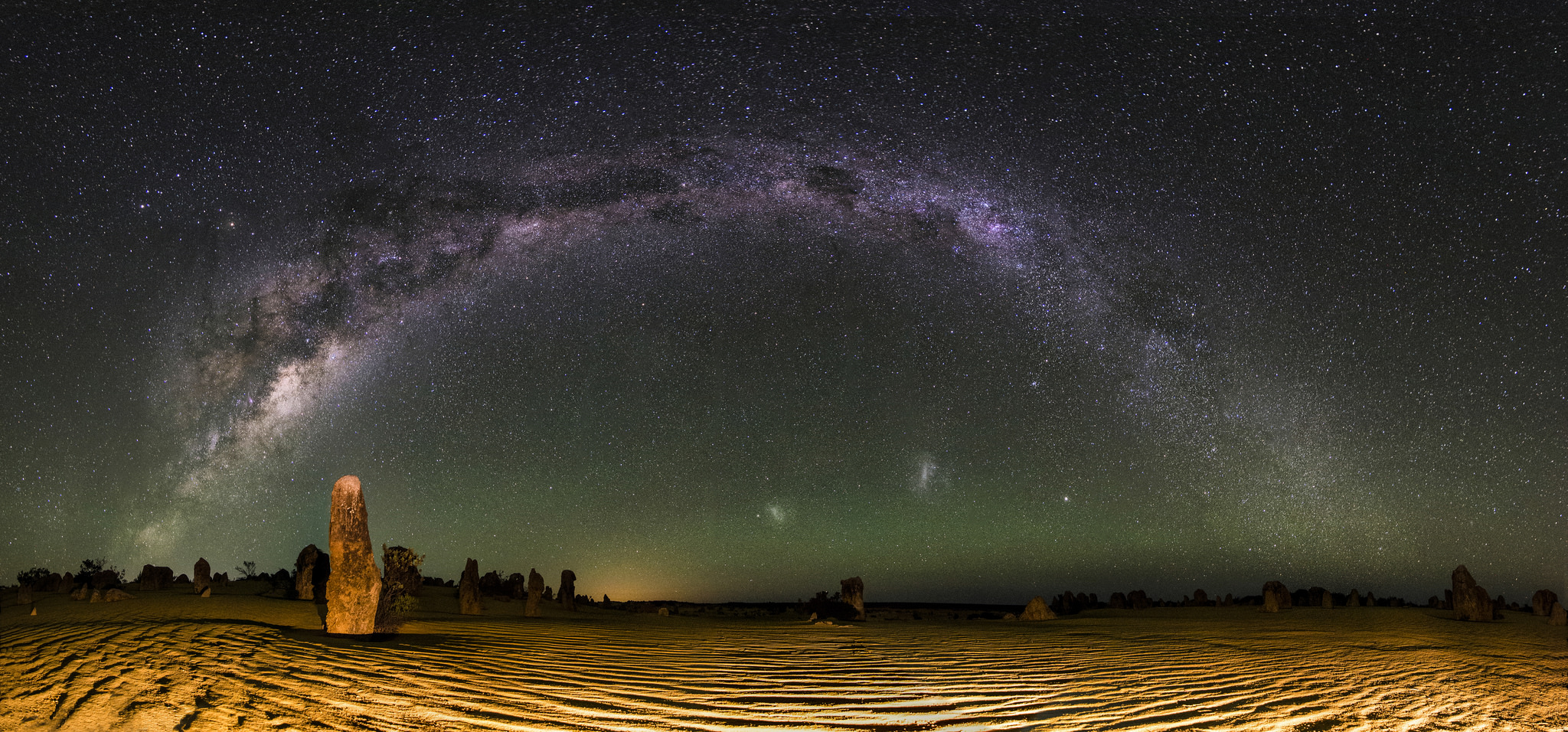 The bright band of the Milky Way over The Pinnacles desert in Western Australia. Throughout history, the motion of the stars has mystified and intrigued us sparking astronomers and astrologers to search for meaning. inefekt69/Flickr (CC BY-NC-ND 2.0)