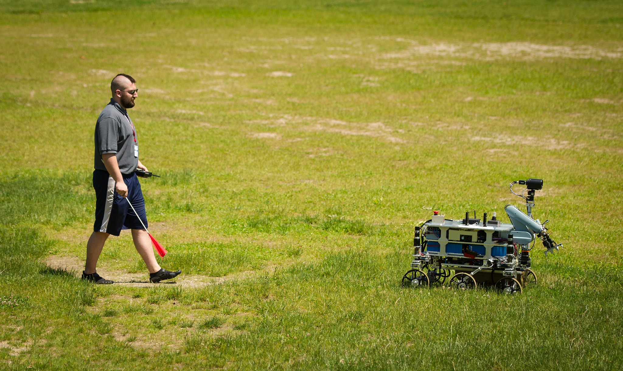 An ideal future sees humans and robots working together, with automation improving every person's standard of living. NASA/Flickr (CC BY-NC-ND 2.0)