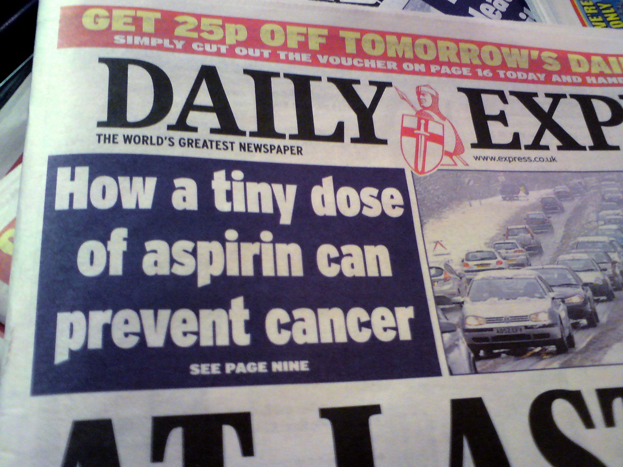 Many newspapers, as Ben Goldacre puts it, have "been sifting through all the inanimate objects in the world, soberly dividing them into the ones which either cause — or cure — cancer." Martin Deutsch/Flickr ( CC BY-NC-ND 2.0 )