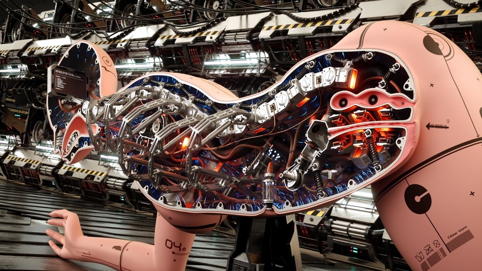 The Soubrobotte, created by Cesar Vonc, says that sex robots can be art simply because we decide they can. © César Vonc (used with permission)