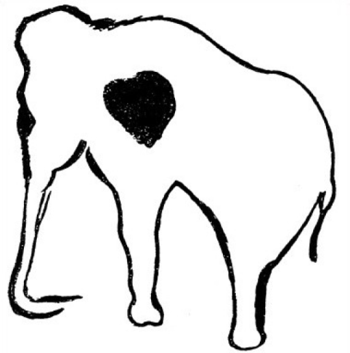 The first known drawing of a love heart as we know it today: the heart of a mammoth. Hajar, R (open access)