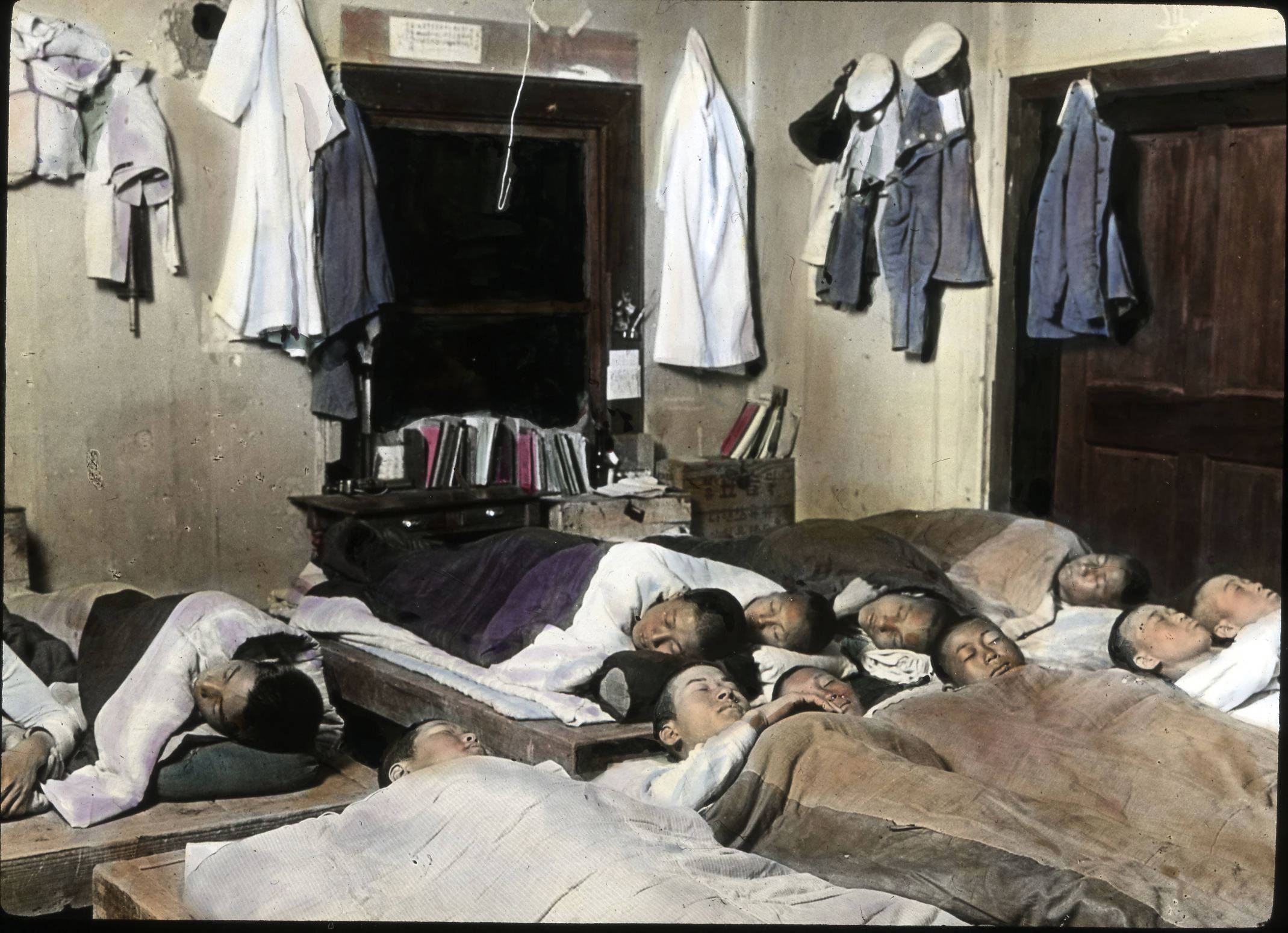 A crowded household can mean too many people sleeping in one bedroom or bed, which disrupts sleep and our need for privacy. Methodist Episcopal Church/ Wikimedia Commons (public domain)