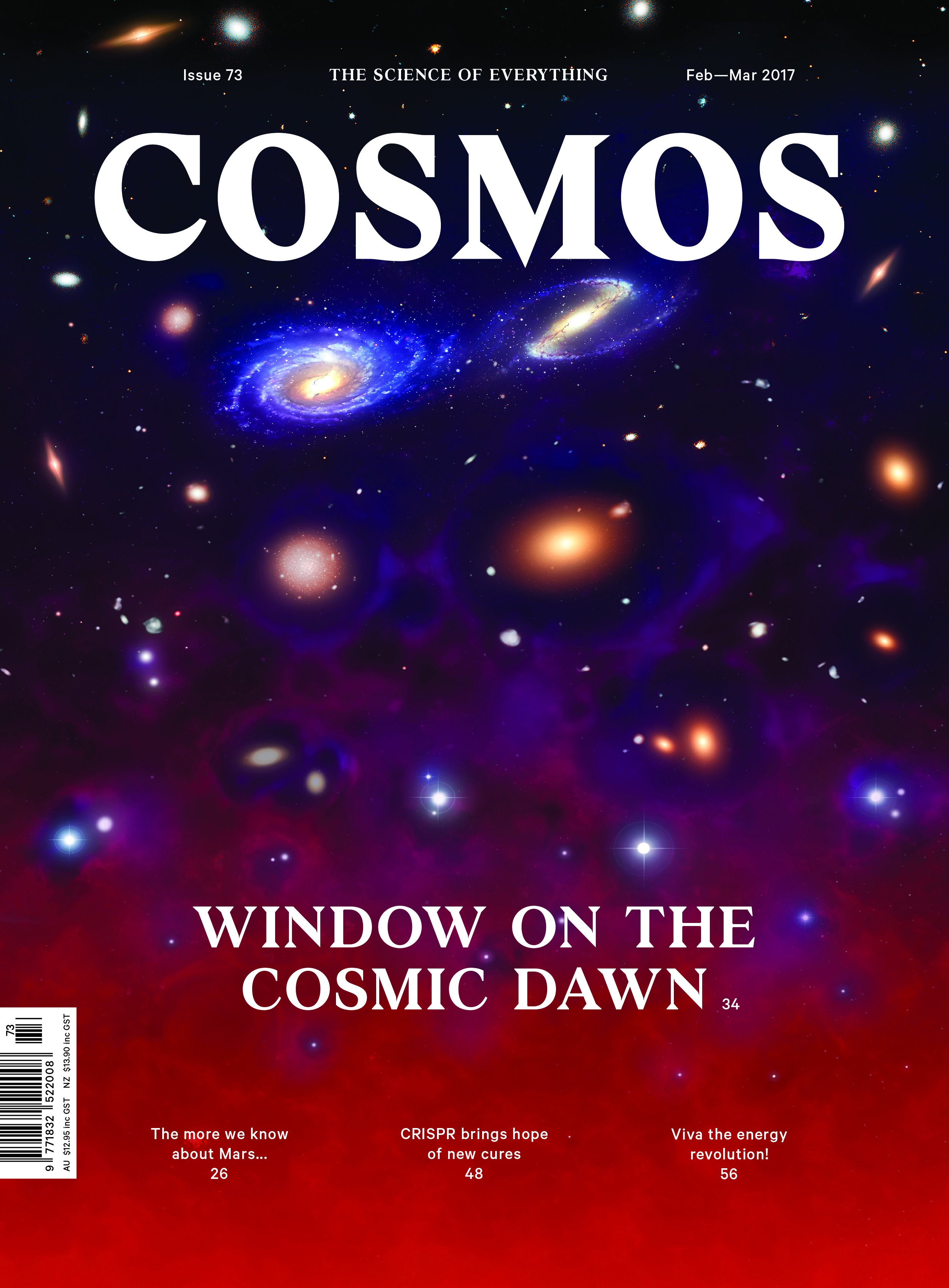 Cosmos Magazine is a bi-monthly science magazine that aims to make science accessible to everyone. © Cosmos Magazine (used with permission)