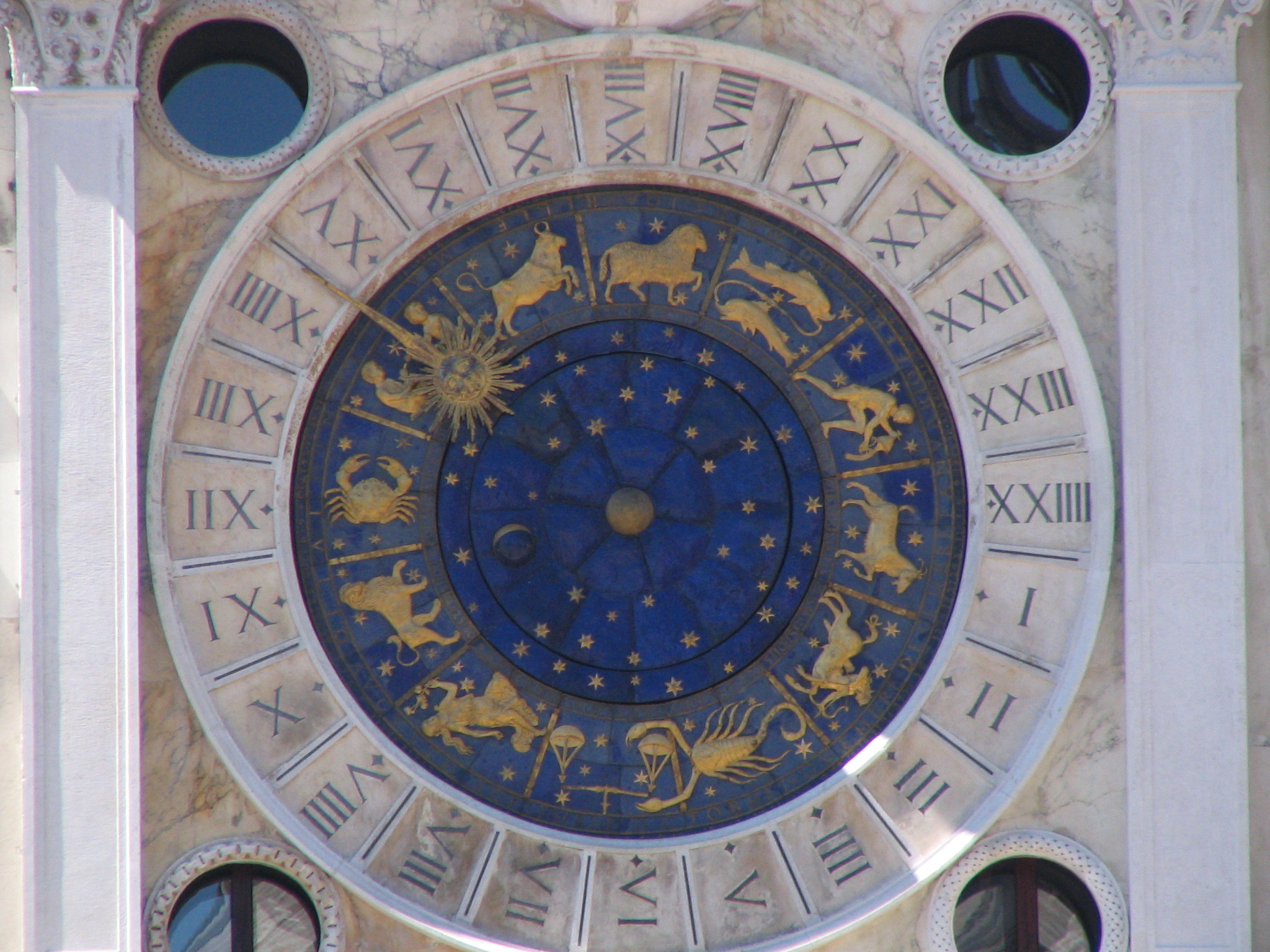 While Europe may have lagged behind the rest of the world when it came to adopting astrology, this astrological clock in Piazza San Marco in Venice stands testament to its strong influence. Marcelo Teson/ Wikimedia Commons (CC BY 2.0)