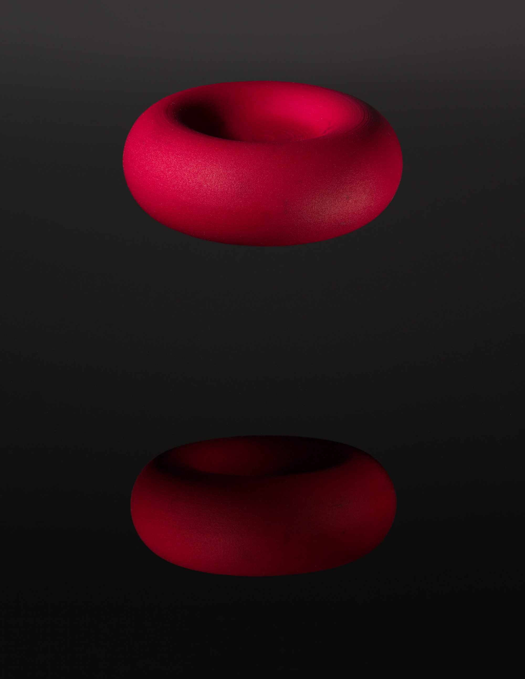 Artist Penny Byrne’s Blood Diamond features a levitating red blood cell that makes current advances in malaria diagnosis feel like science fiction . © Penny Byrne (used with permission)