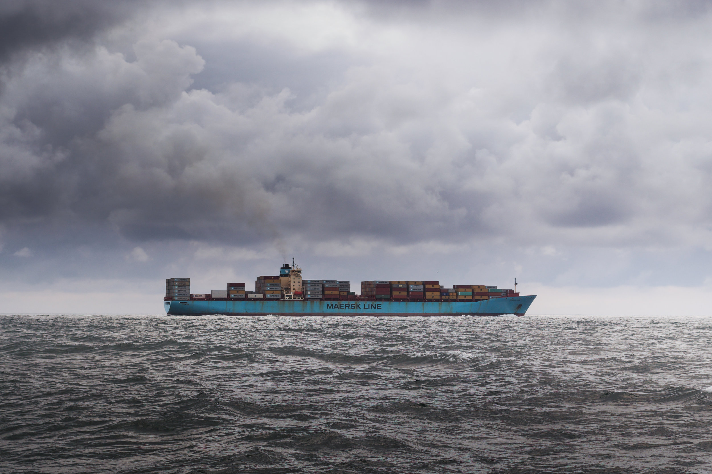The increase in industrialised human activity on the water, including movement of container ships, has led to underwater noise pollution. Skitterphoto, Pexels (CC0)