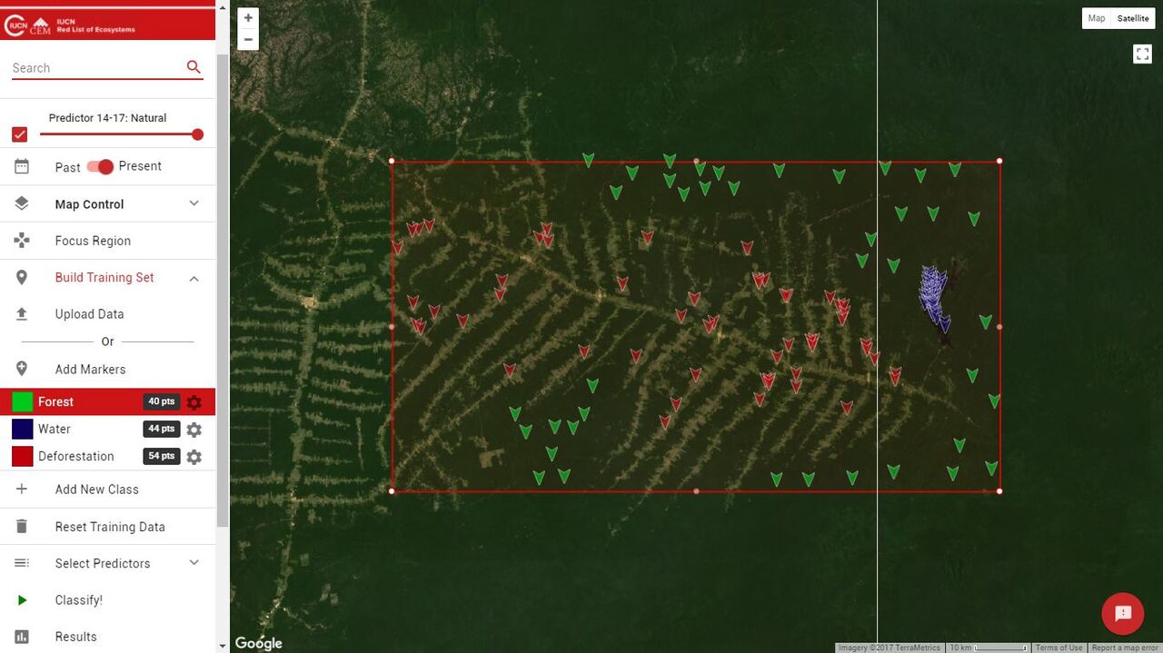  The REMAP program allows users to identify environmental change over time, using satellite imagery. © REMAP 