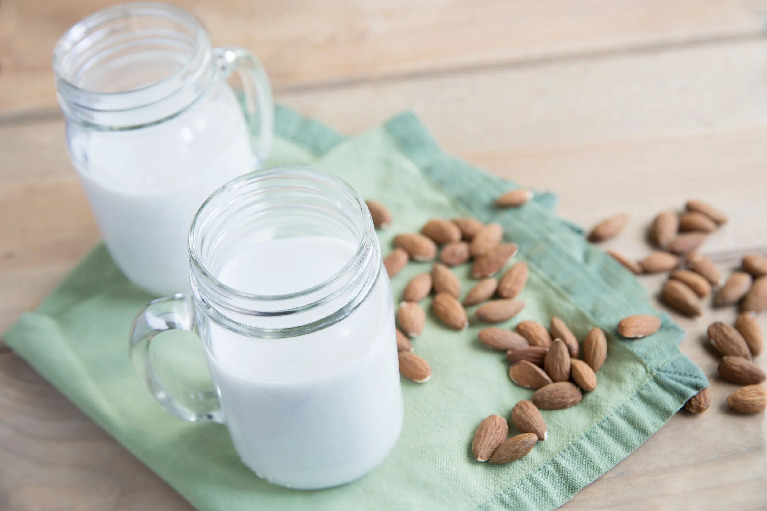 Almond milk has dramatically grown in popularity since the early 2000s. Kjokkenutstyr/Wikimedia Commons (CC BY-SA 4.0) 