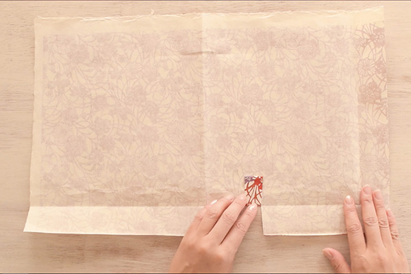 Step 5: Fold up the slits.