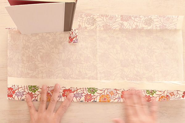 Step 8: Fold up the crease.