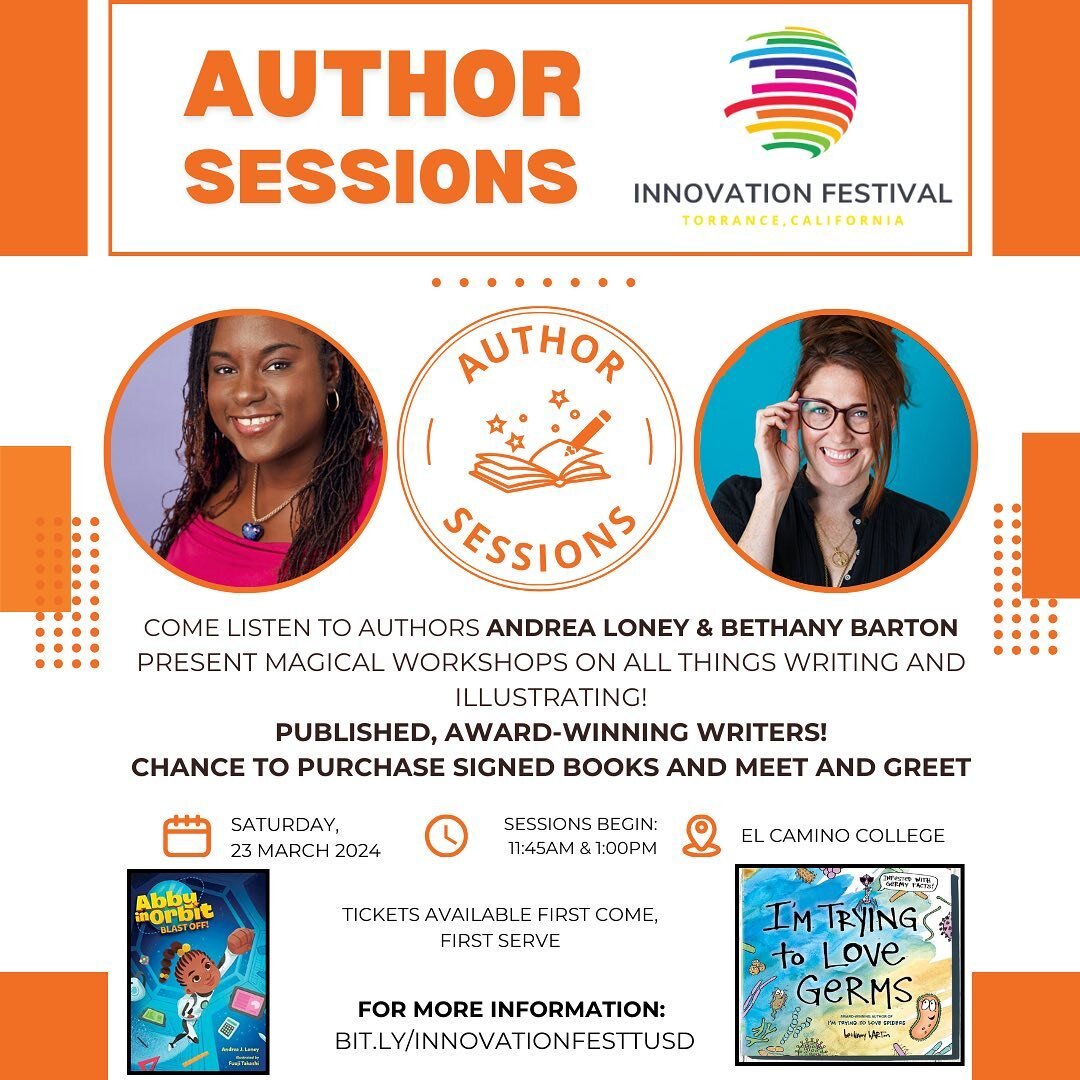 I ❤️ STEM &amp; ART &amp; BOOKS &amp; YOU &mdash; so let&rsquo;s hang out this Saturday! At the Torrance Innovation Festival! (It&rsquo;s free!) There will be inventions presented by TK-12 students, a student maker faire, an arts festival (where you 