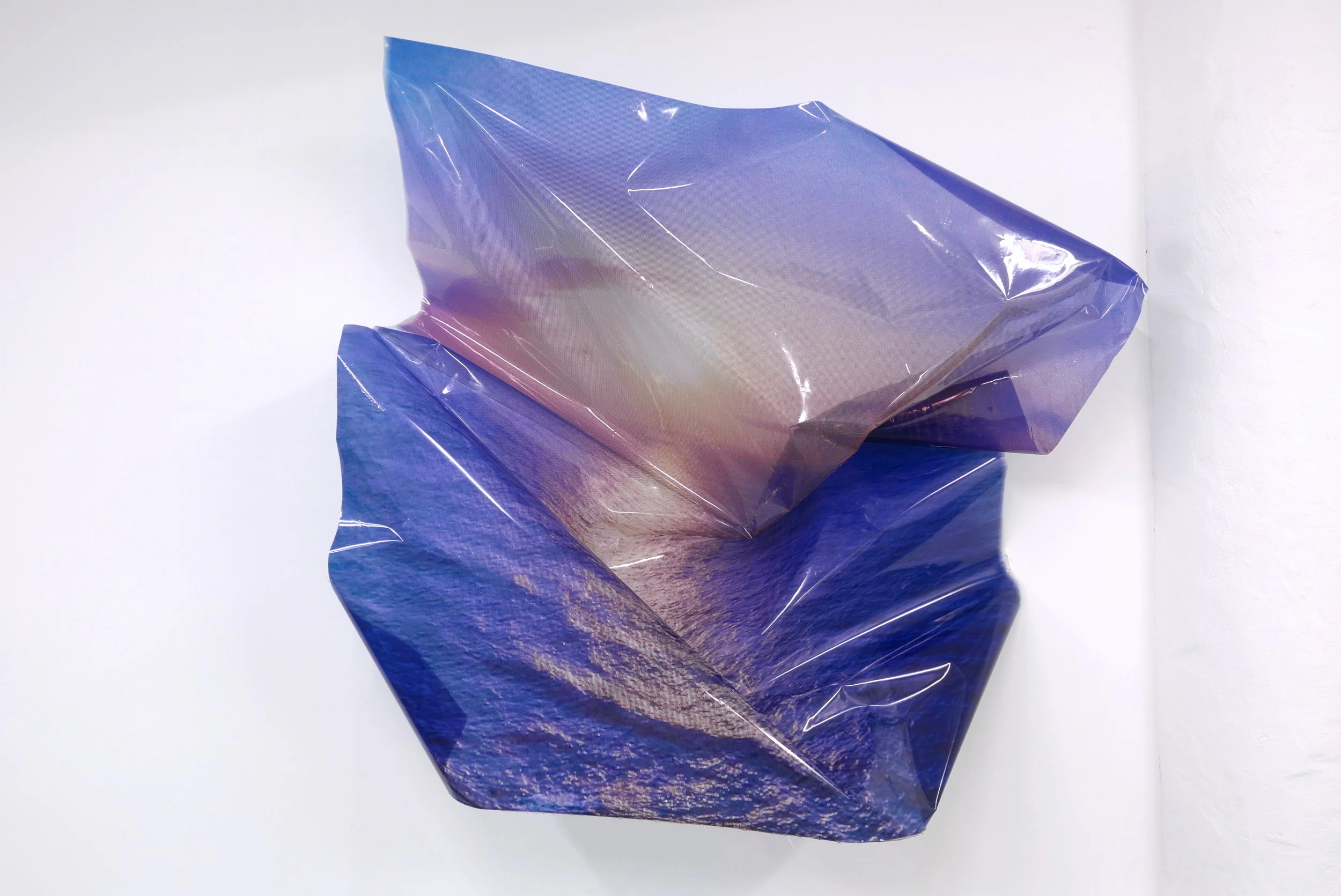   Event Horizon,  2019   Epson UltraChrome Ink, Transparent Film, Resin, Glitter 