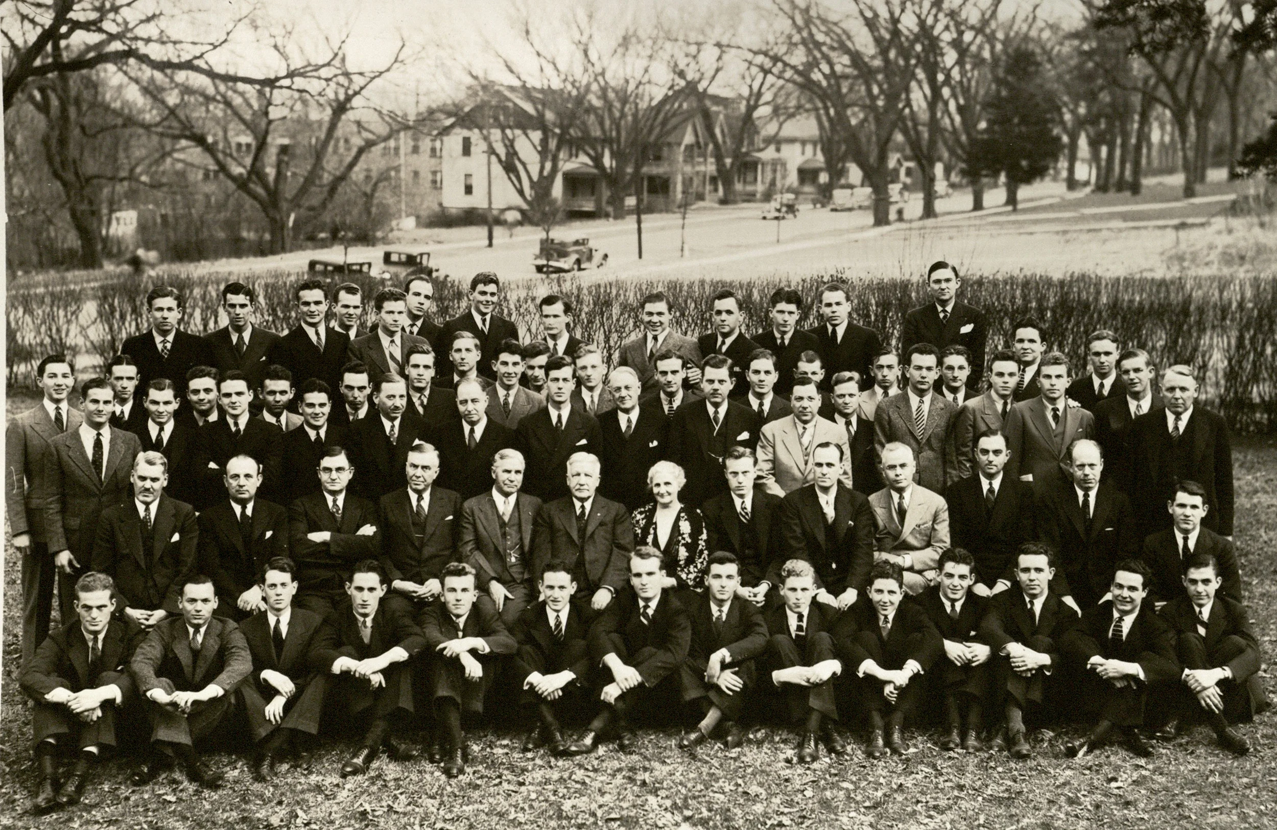 Active Chapter and Alumni after Initiation - 1936