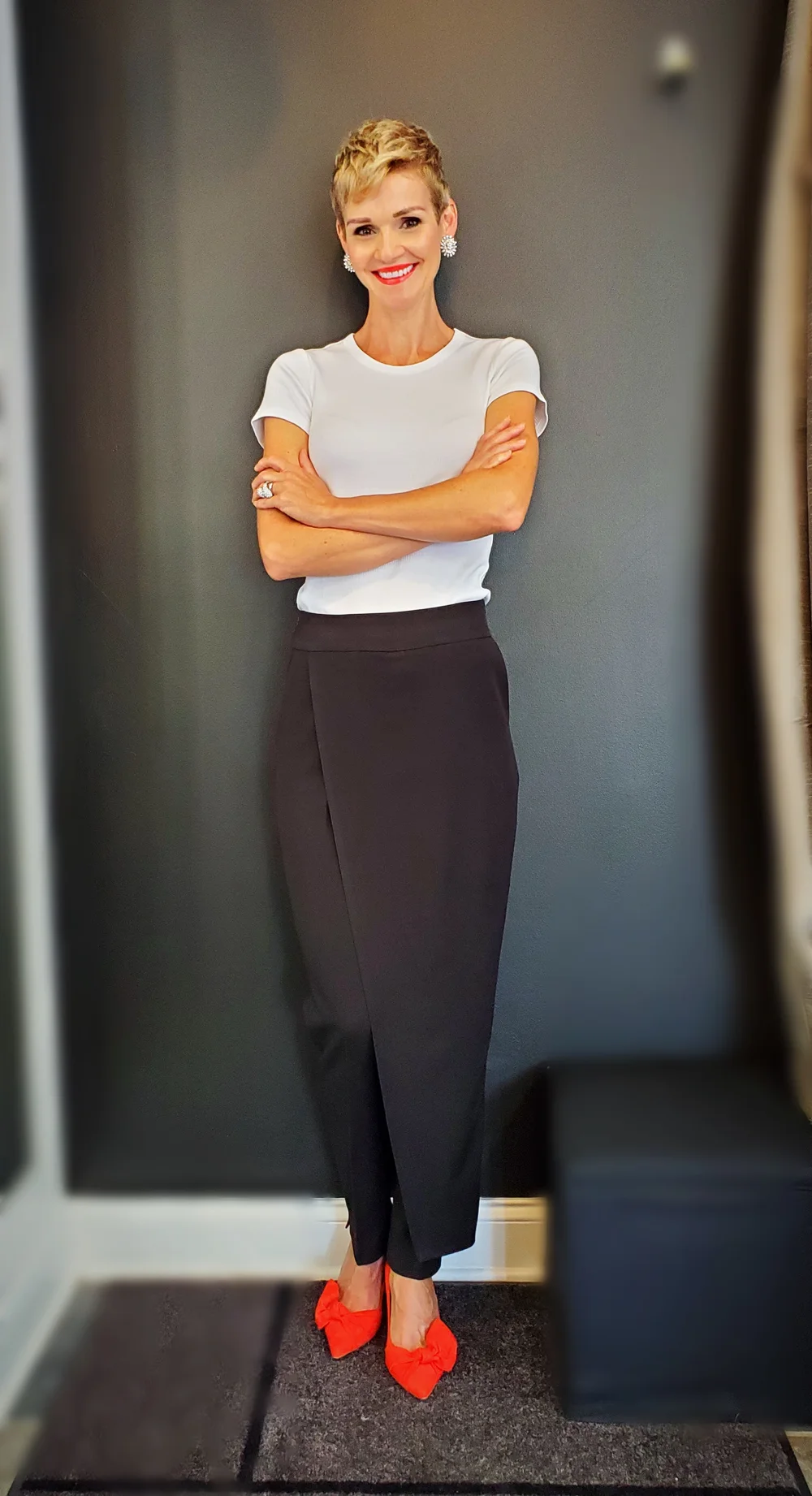 Front Panel Cigarette Pants — SYLWIA