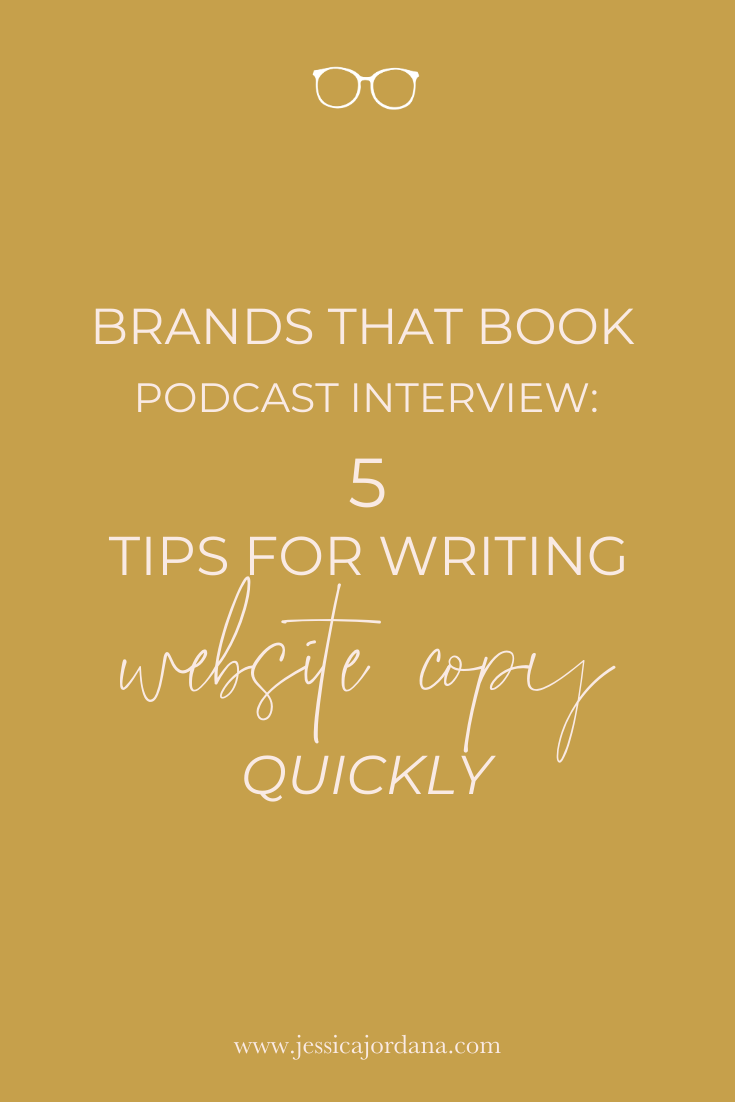 BTB Podcast Interview | 5 Tips for Writing Website Copy Quickly