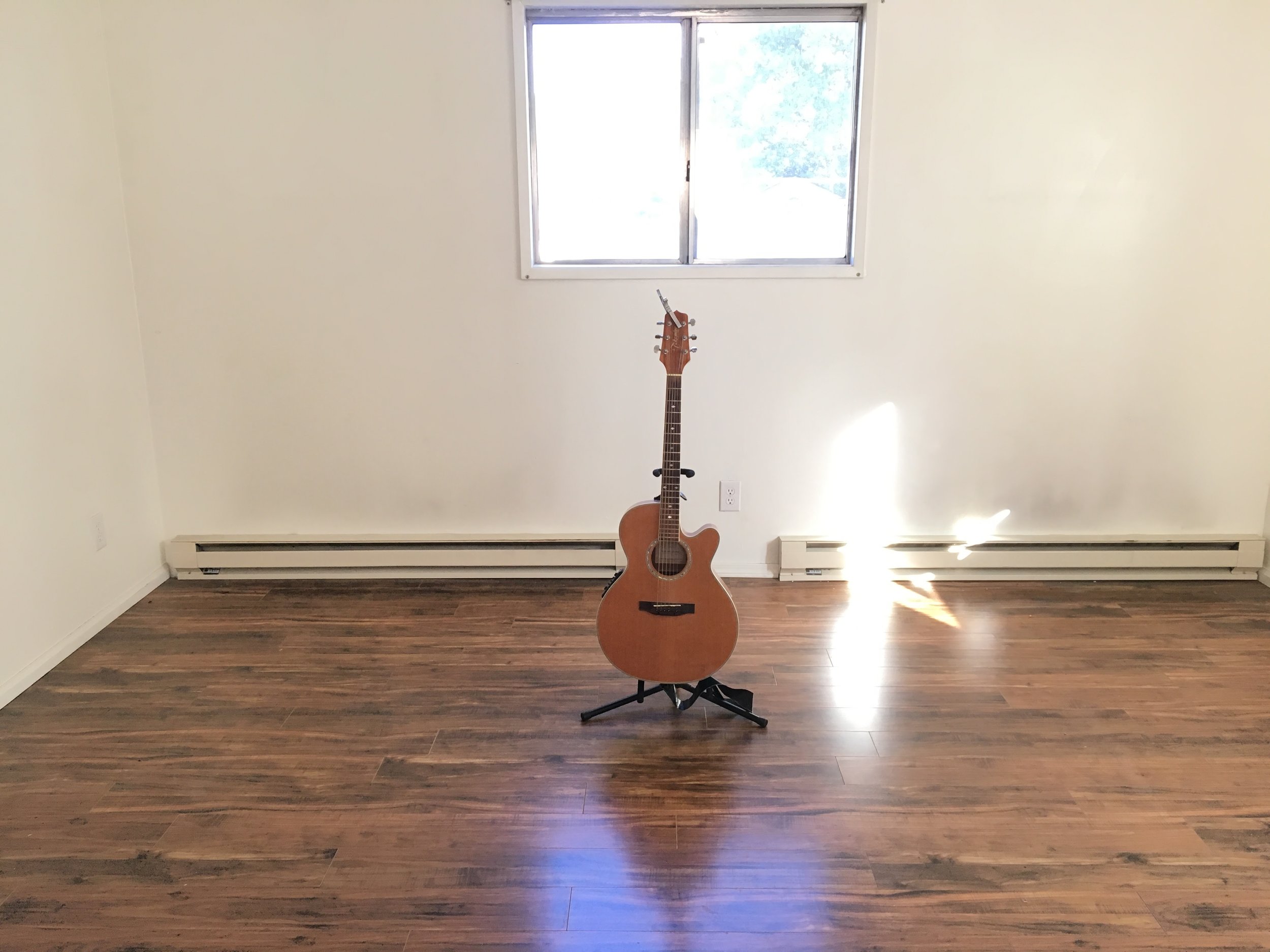 Our little Apartment the day we moved out. 