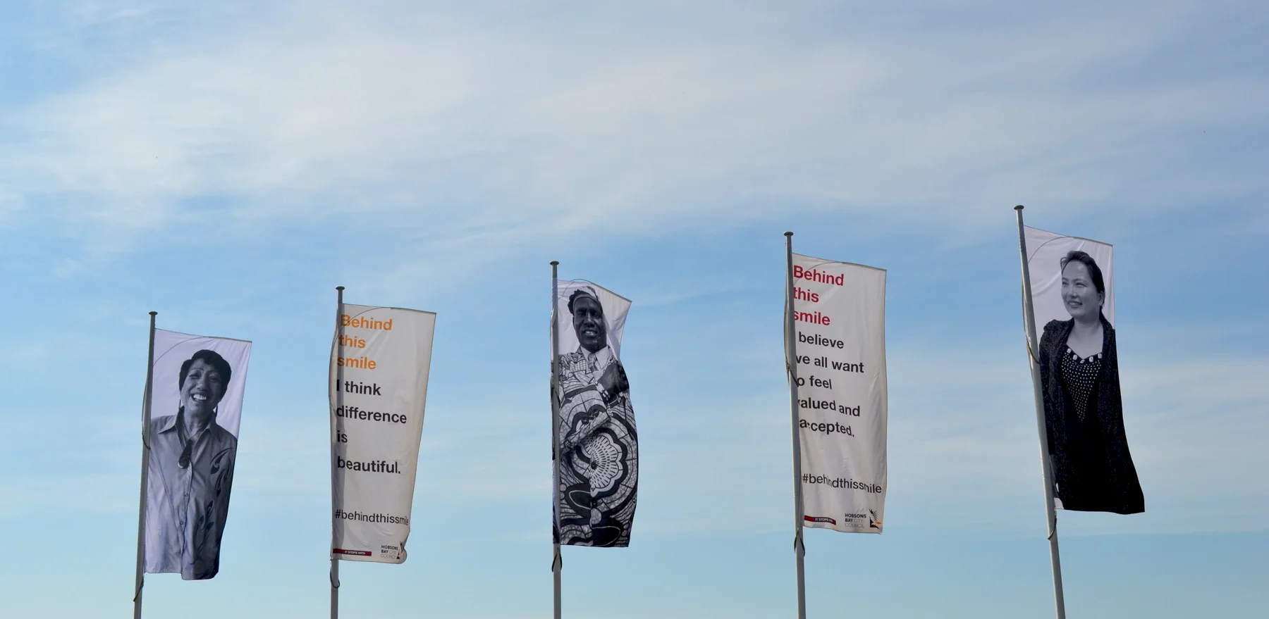 Rebecca's Story (left), Akon's Story (middle) and Bridget's Story (right)