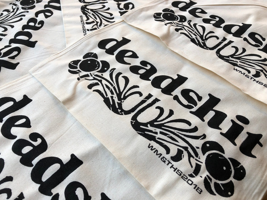 Profanity Totes, 2018 Tina Havelock Stevens &amp;&nbsp;Wendy Murray collaboration #letraset #screenprint