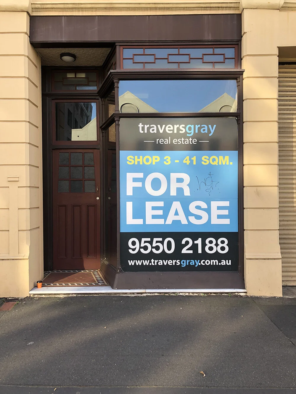 Real estate marketing on Shop 3, 69 - 77 King Street