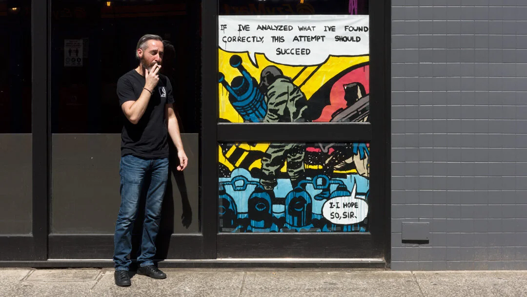 This Attempt Should Succeed. Poster by ZAP. 199 King Street, Newtown Sydney NSW AUS. Photo: Garry Trinh (Installed October 2020)