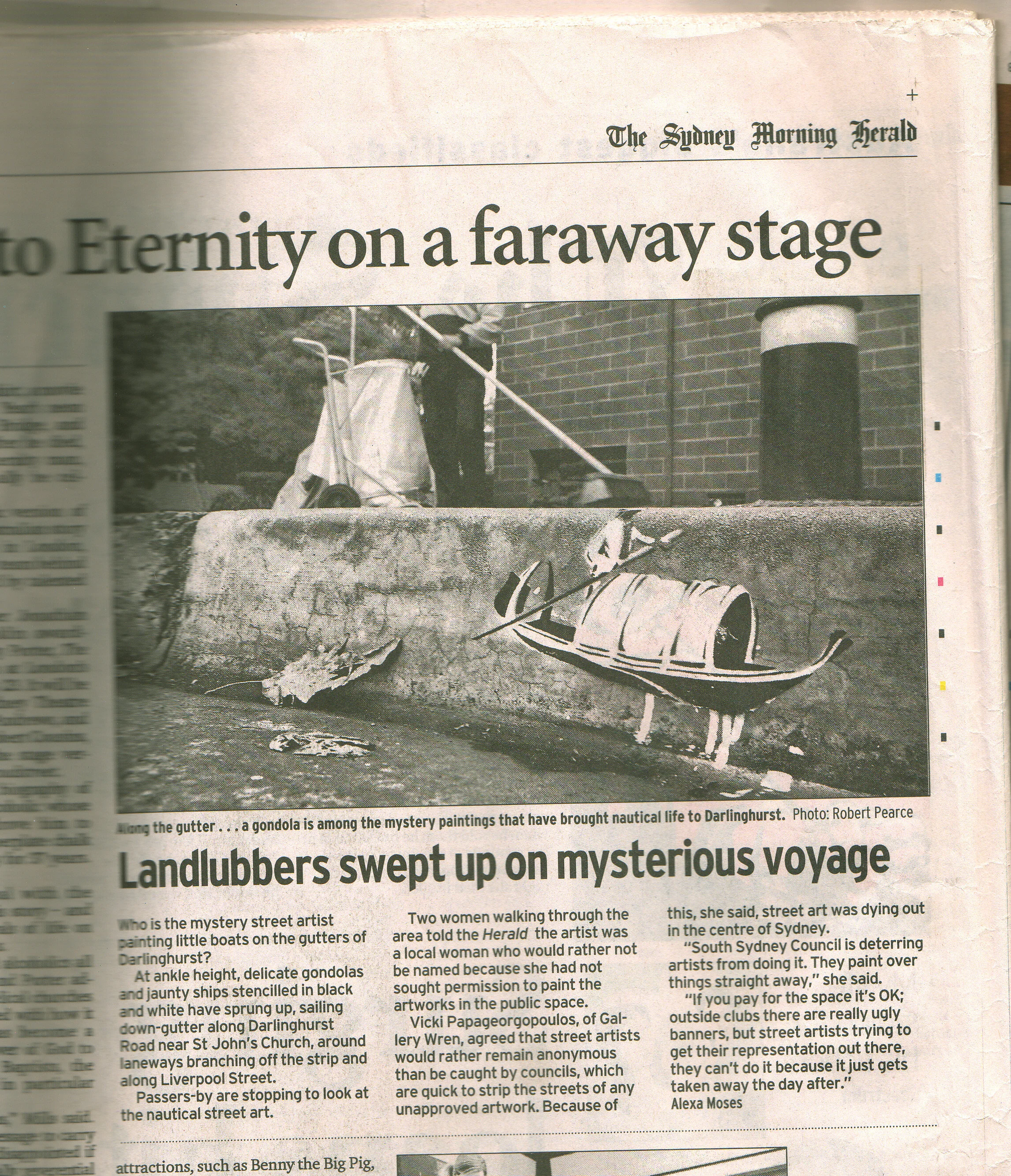 Gutter stencils, May 2003