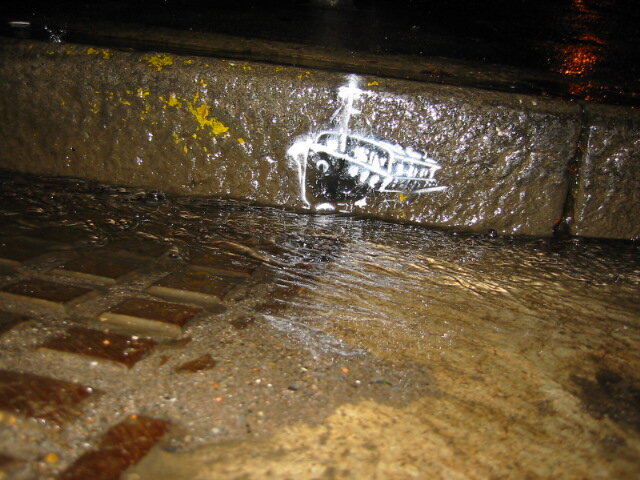 Gutter stencils, Darlinghurst