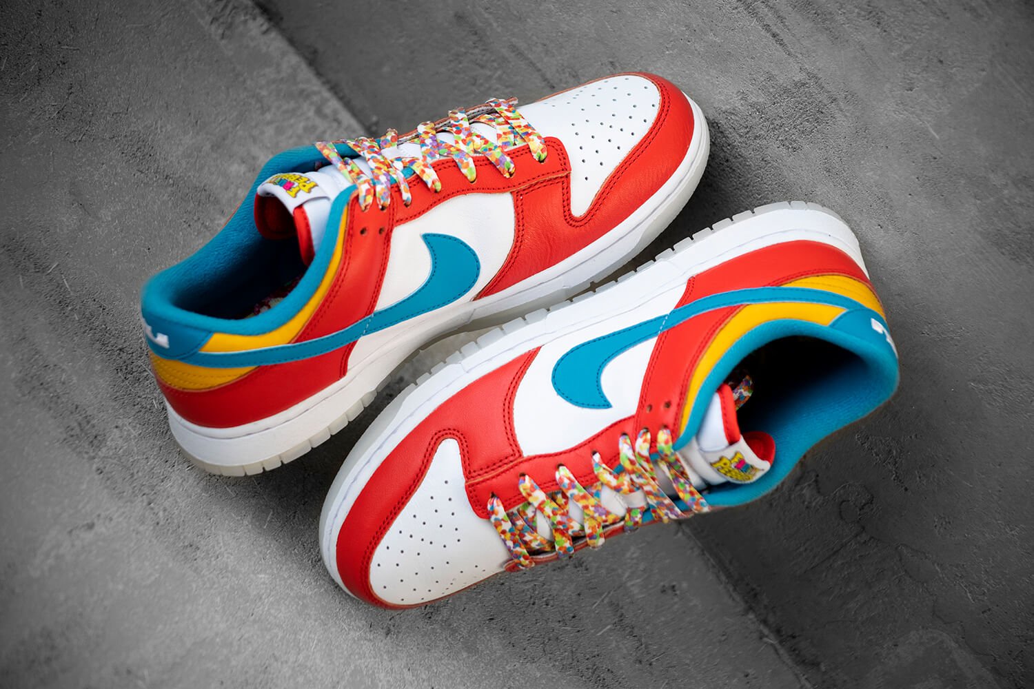 FRUiTY PEBBLES × Nike Dunk Low QS