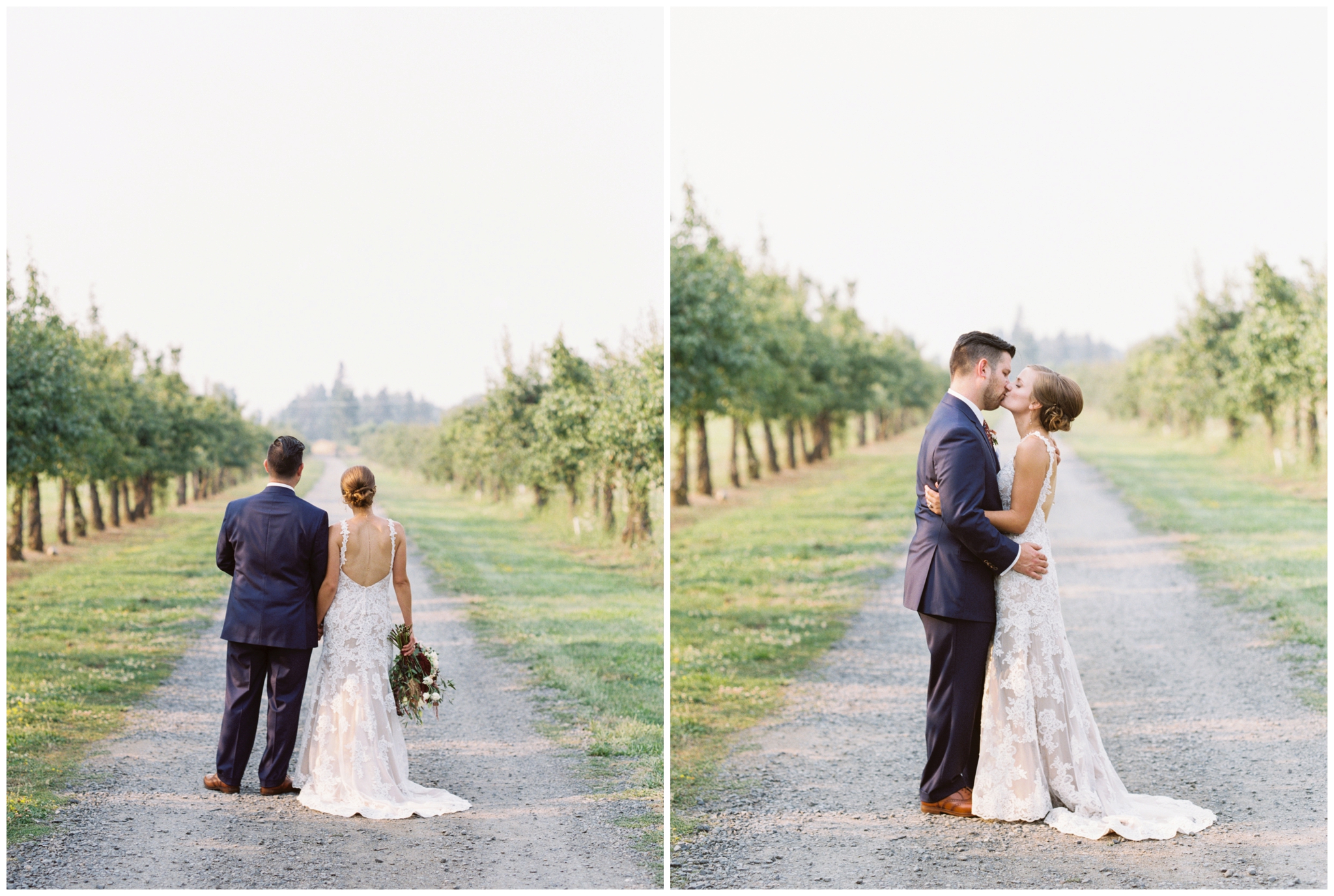 orchard home bed & breakfast wedding