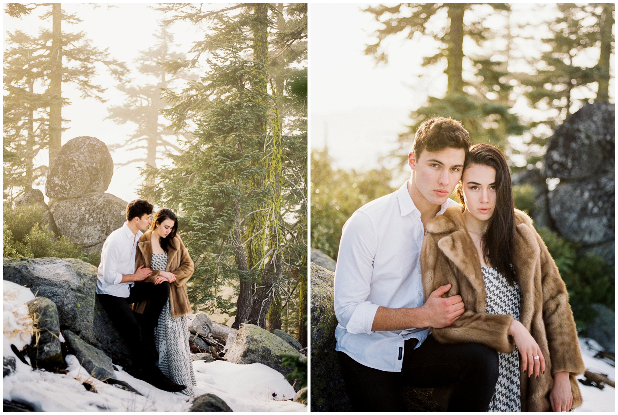 winter engagement session inspiration by juliet ashley photography