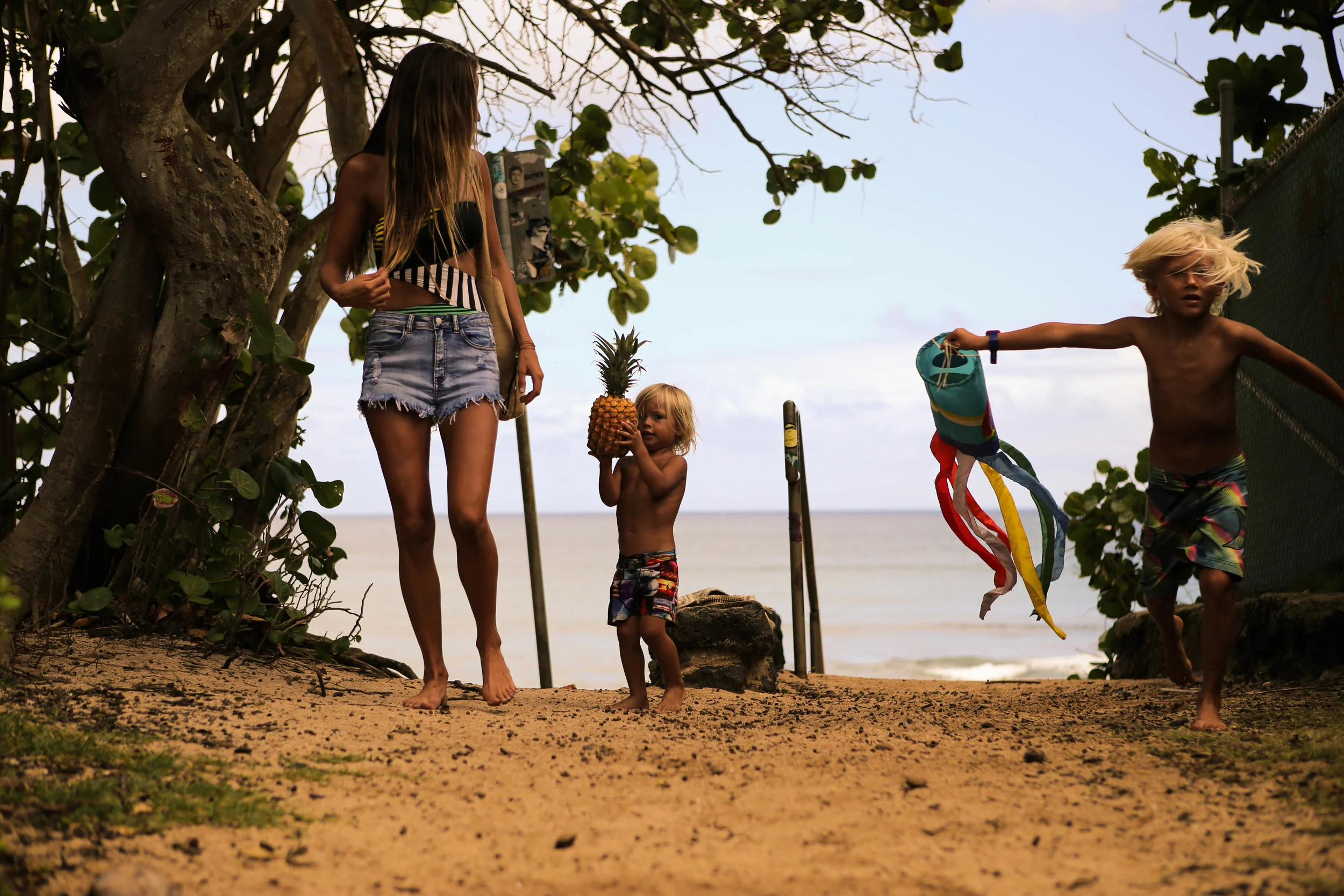 Family Weekend on a Beach