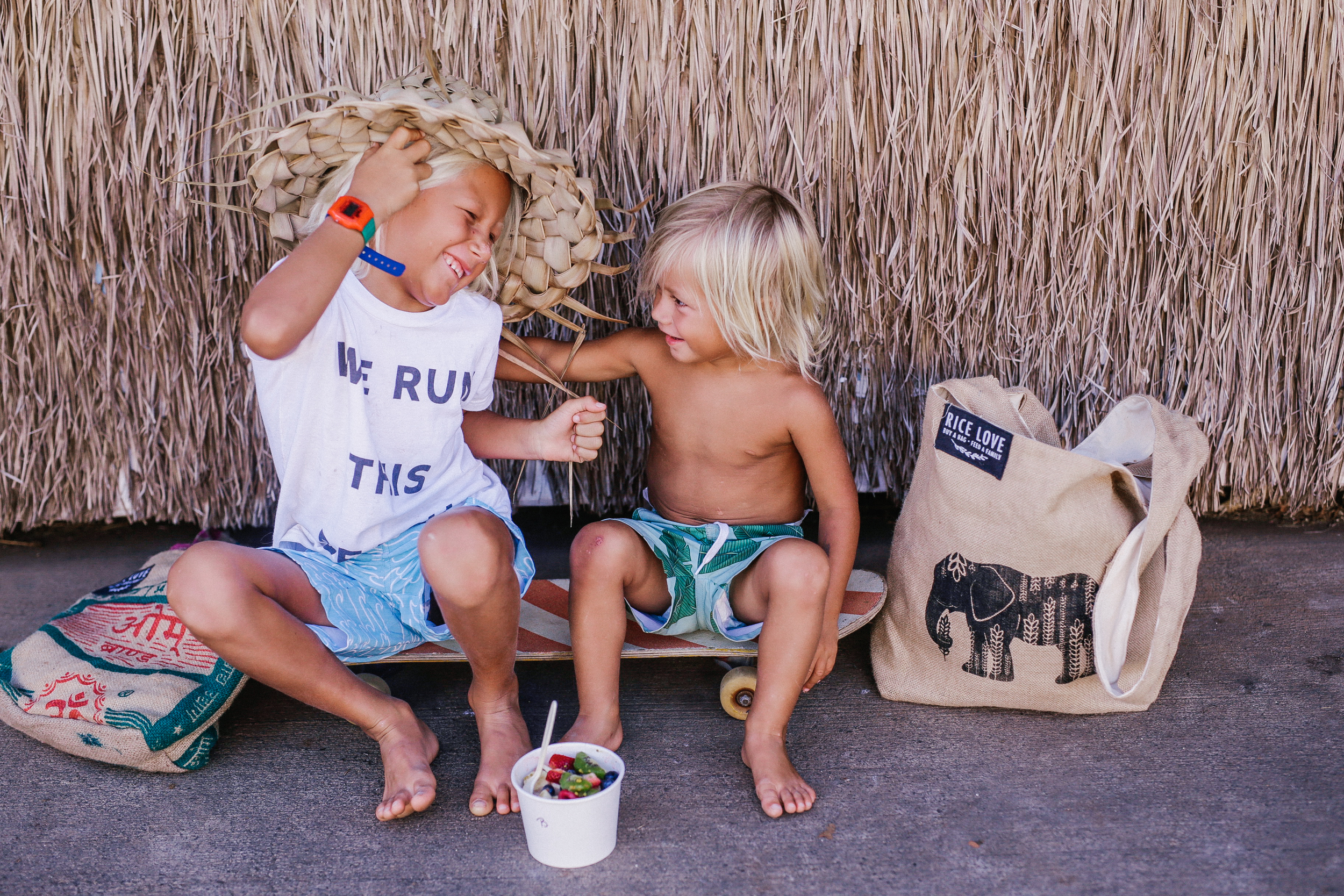 Kids enjoying