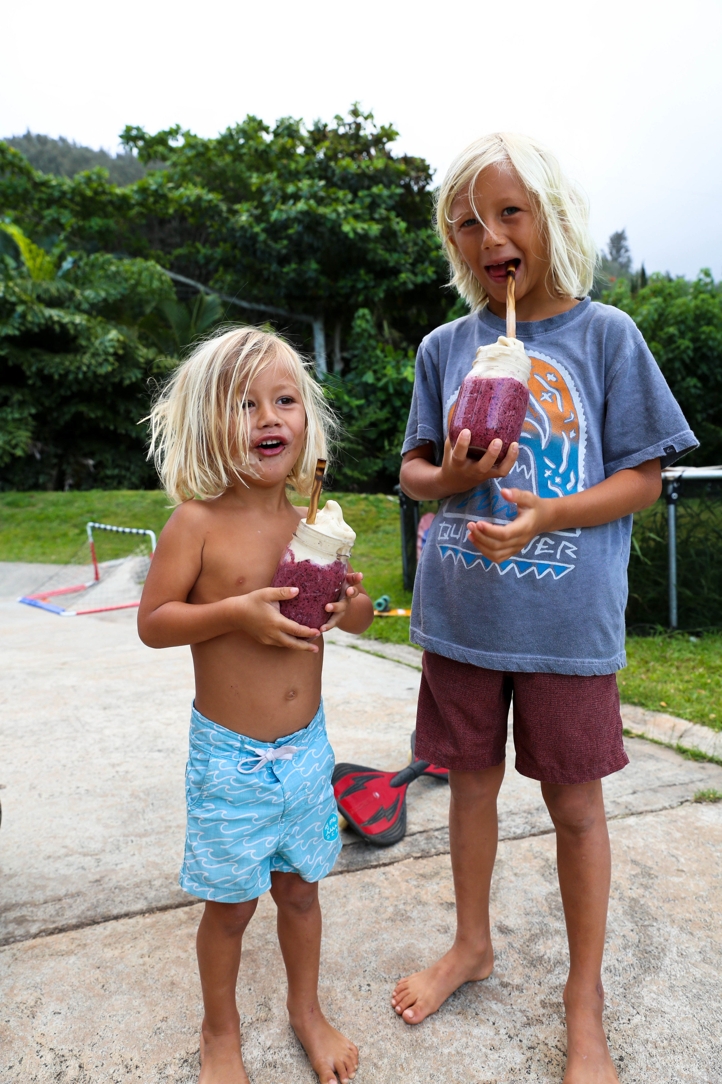 They are so stoked on their creation! haha!