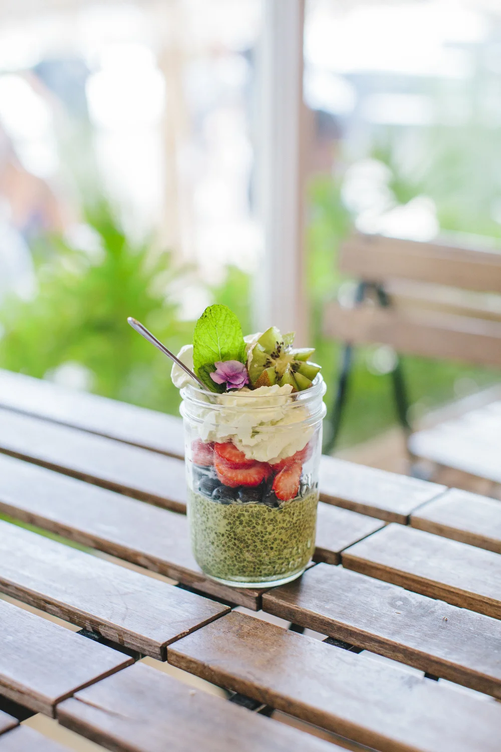 ARVO- a Cafe in a Botantical Garden & coconut whip cream recipe