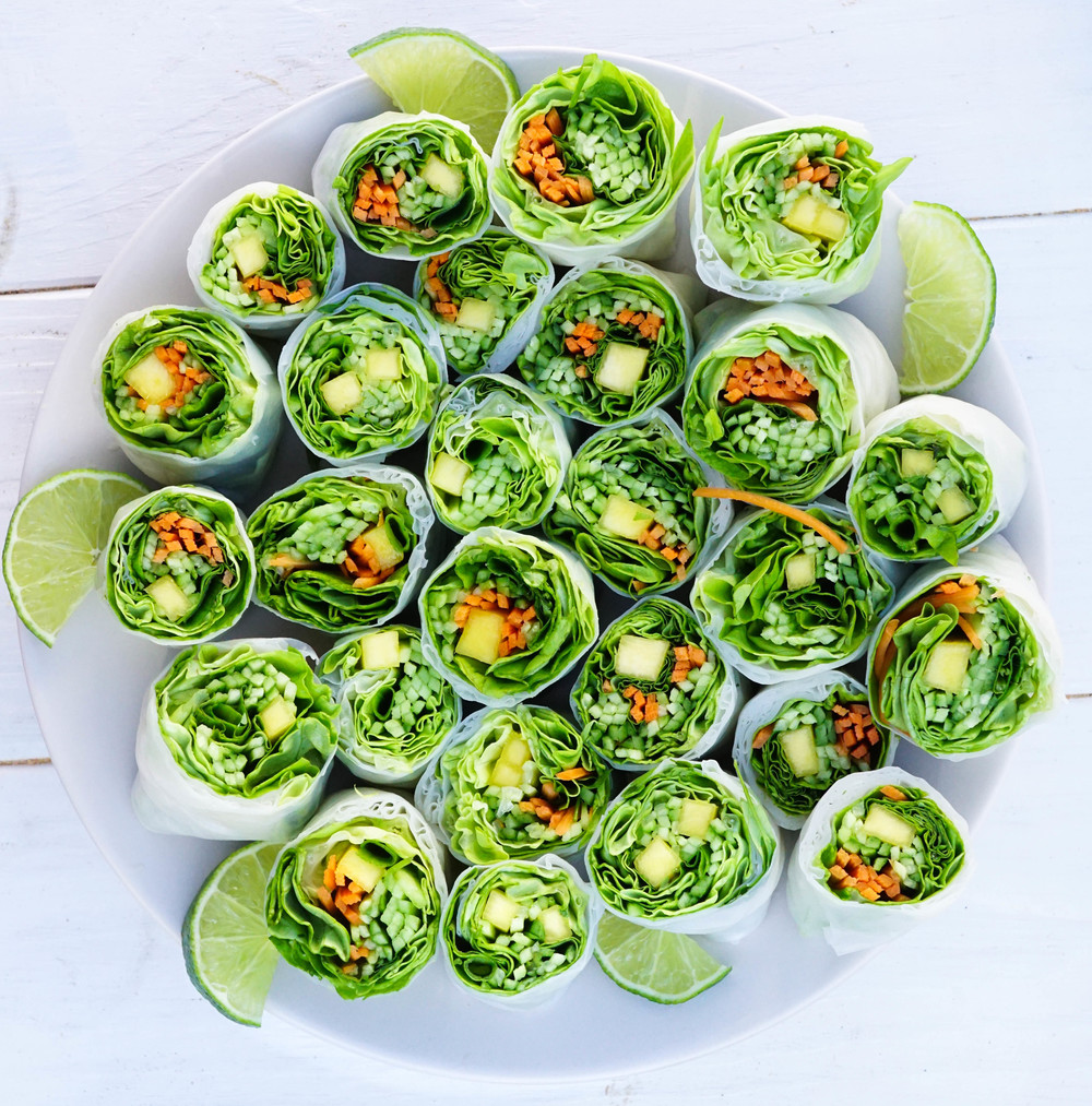 Mango Mint Summer Rolls (One of my all time favorites right here)